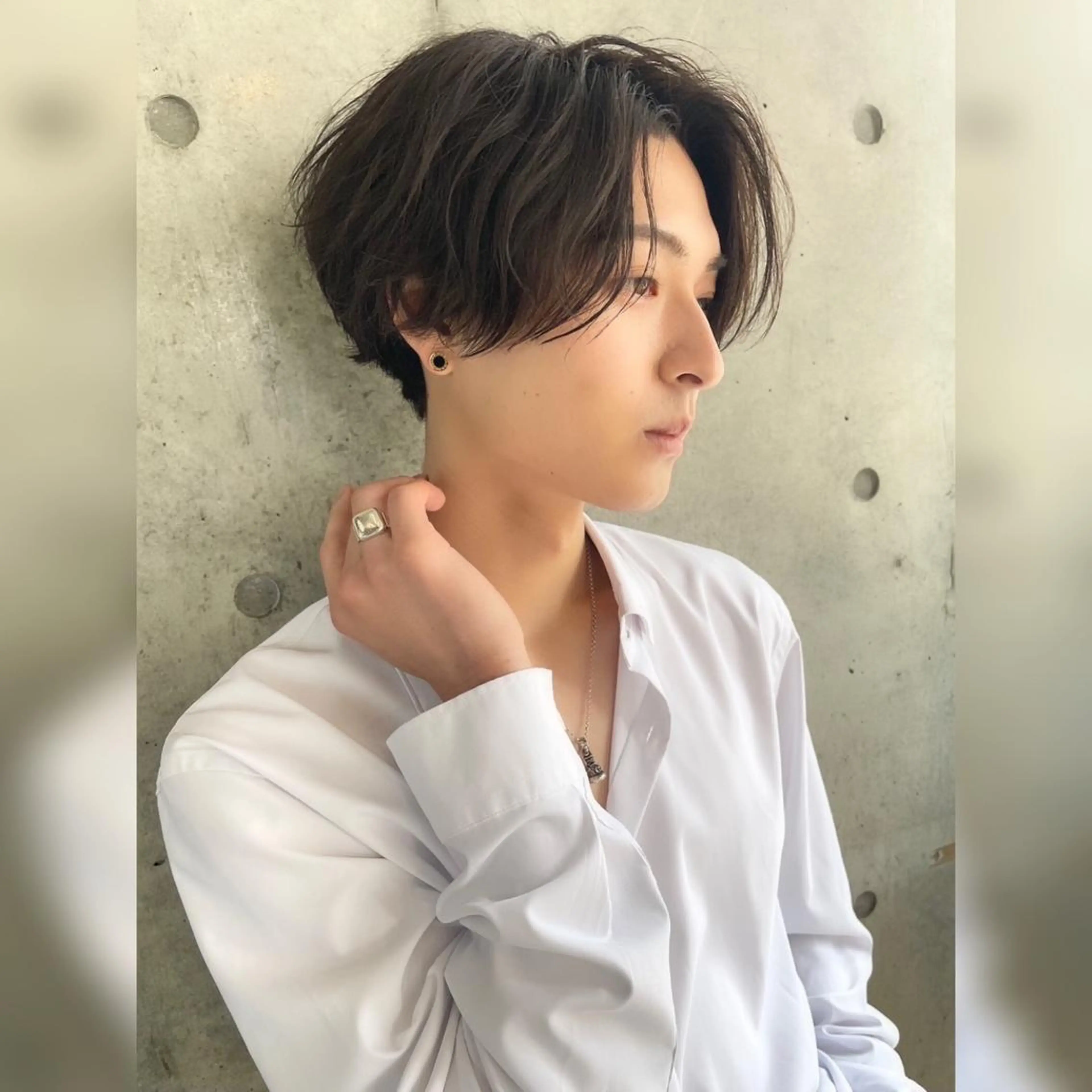 ショート カラー パーマ ヘアアレンジ メンズ キッズ ネイル マツエク・マツパ アイブロウ センターパート マッシュ メンズパーマ メンズツイストパーマ ツイストスパイラルパーマ Ali'i men's salon所属・パーマ、カラー特化 園田翔大のヘアスタイル