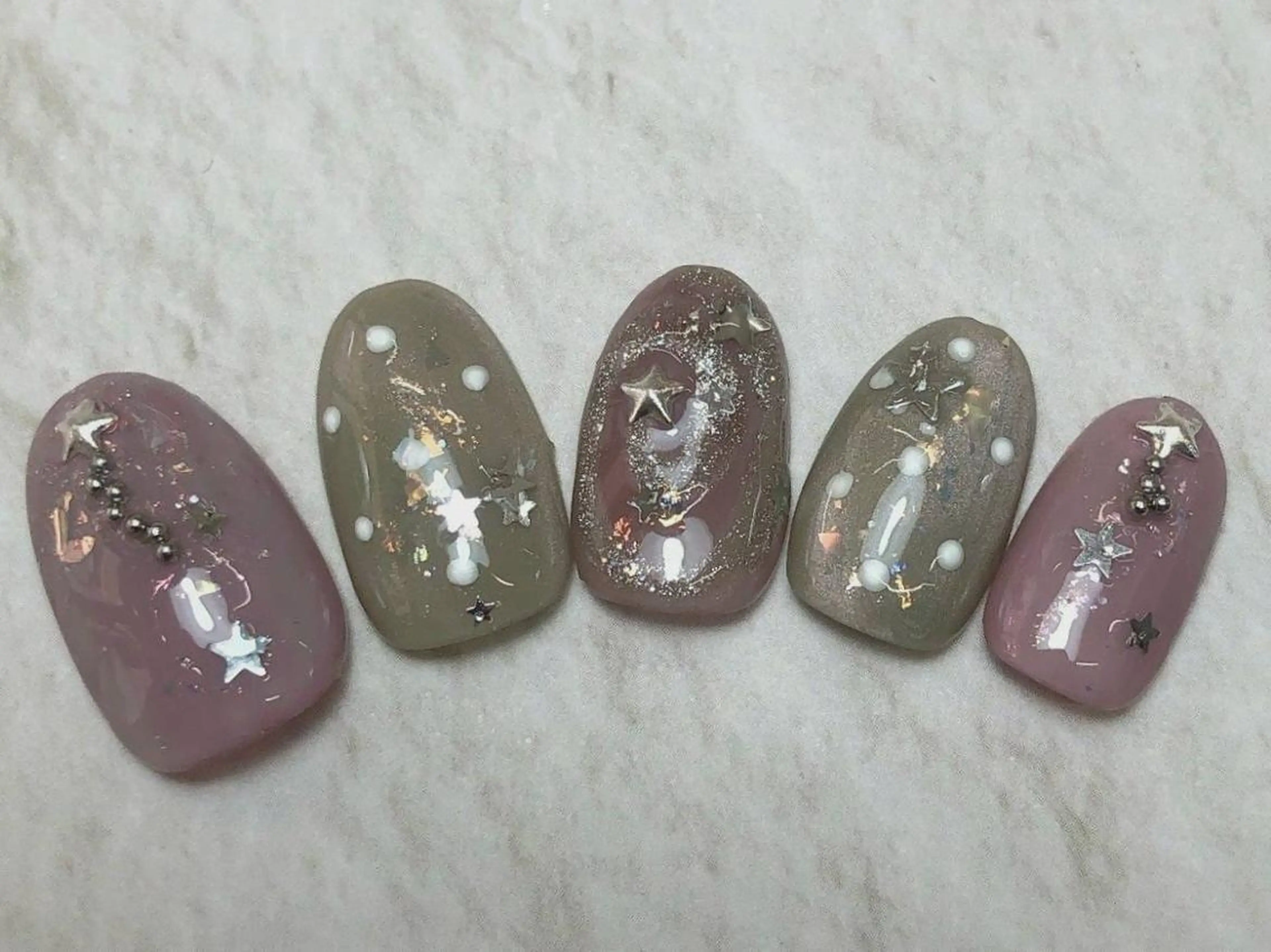 ネイル ジェルネイル 韓国ネイル パラジェル シンプルネイル ワンホンネイル MIHANAネイル ／MINH ミンのネイルデザイン