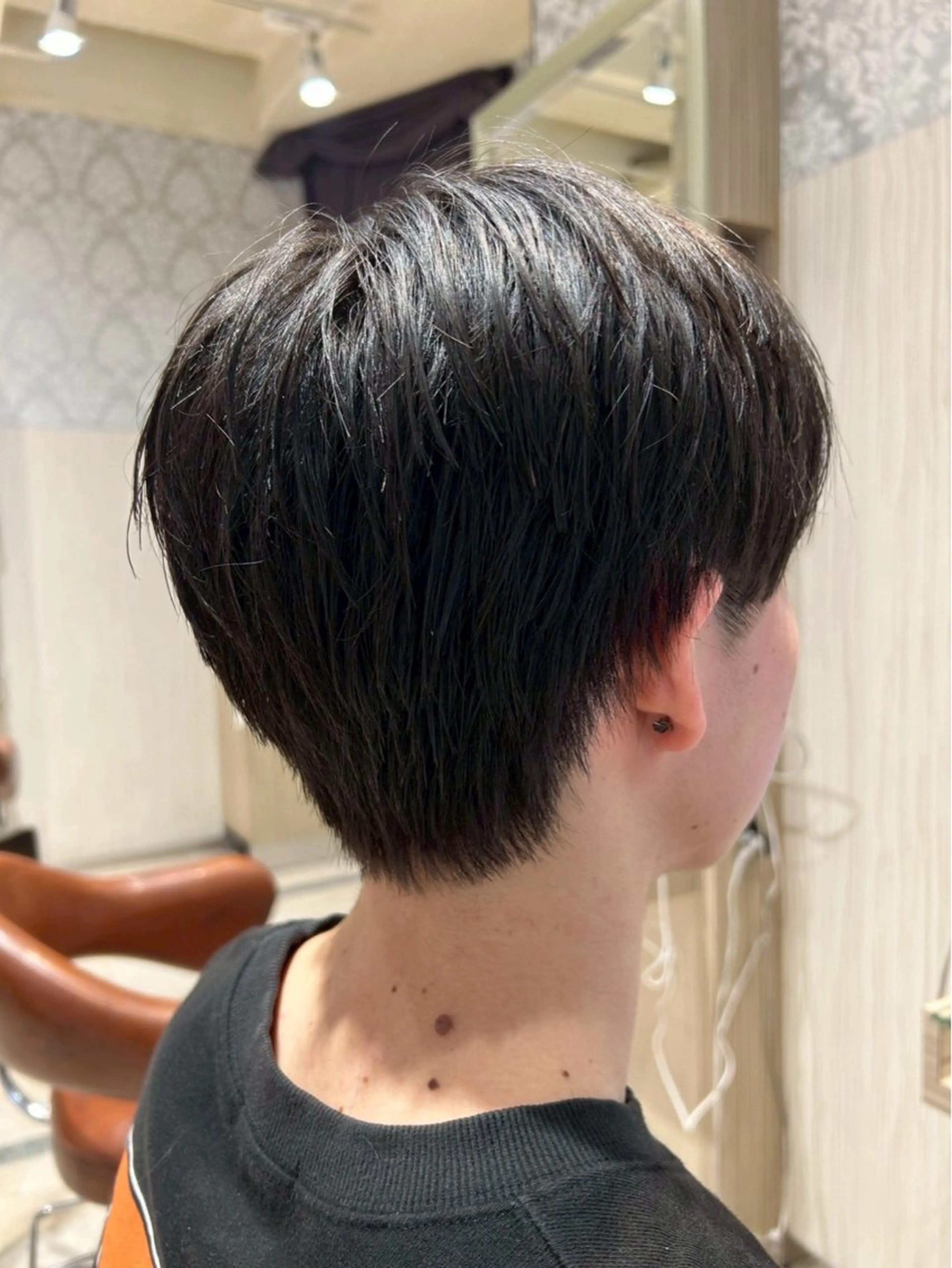 ショート レイヤーカット ショートヘア カット メンズ特化☝️添田 好恵のヘアスタイル