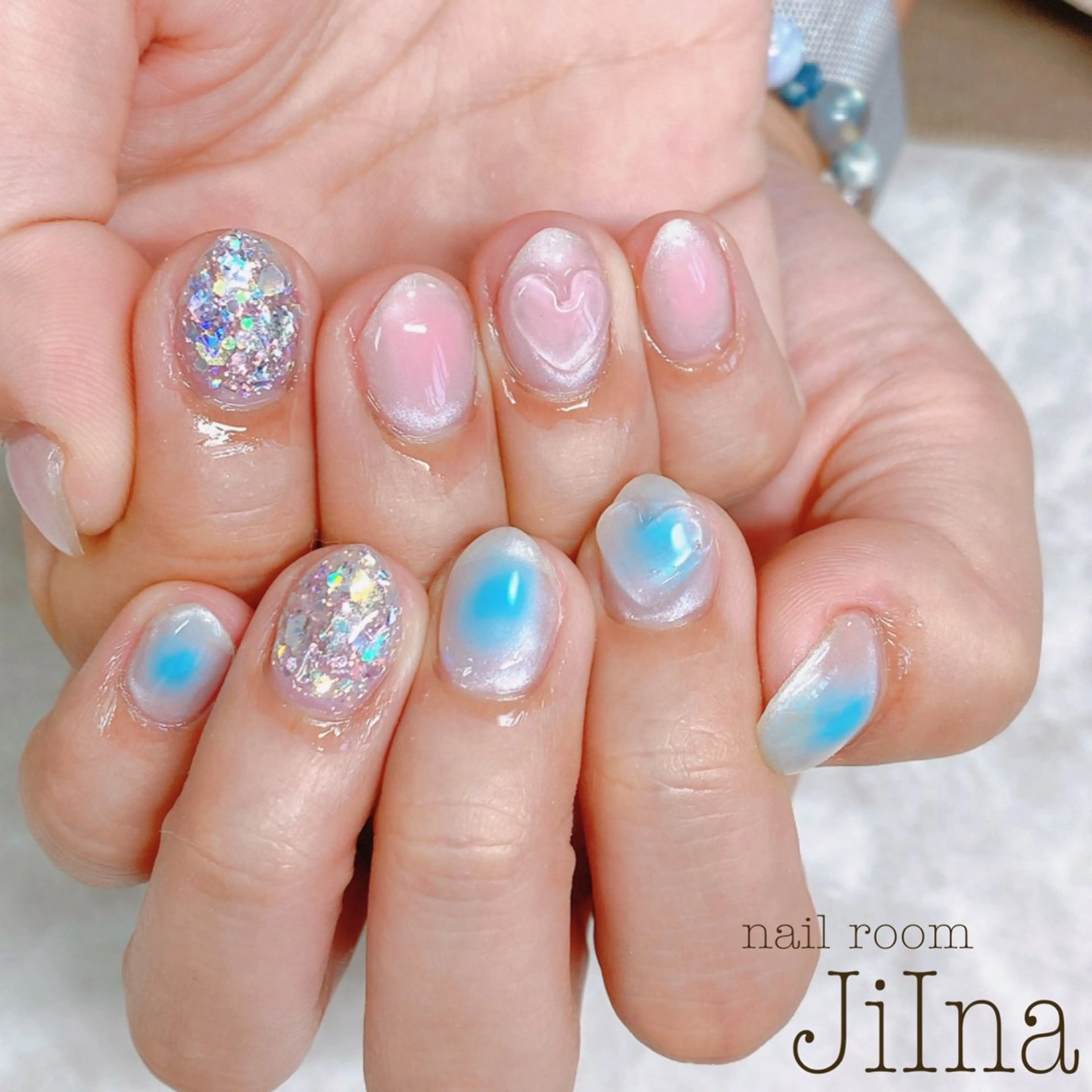 ネイル 持ち込み JiIna nailのネイルデザイン