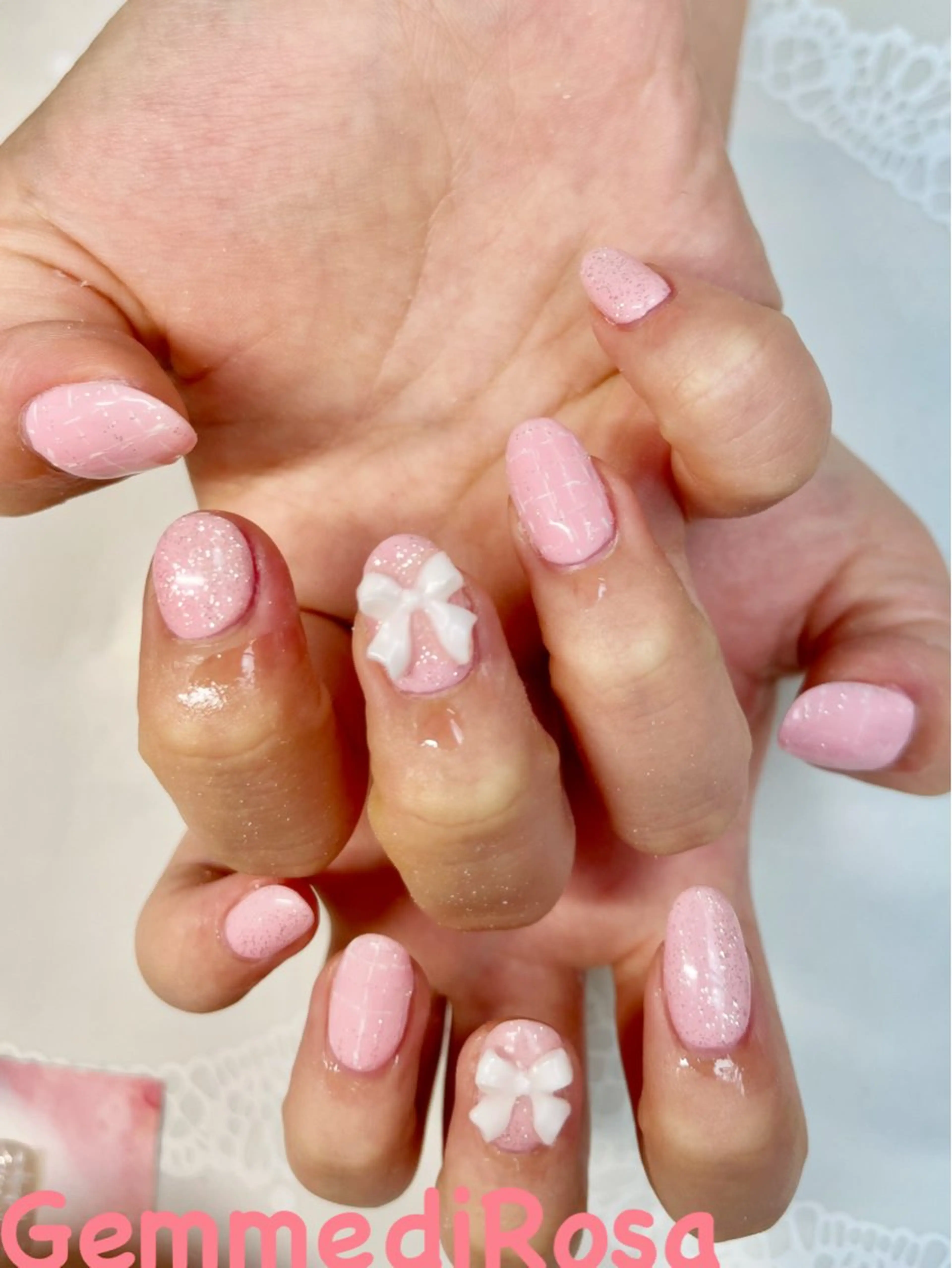 ネイル ハンドネイル 新宿ネイルサロン ジェミディローサ所属・新宿ネイルサロン ジェミディローサのネイルデザイン