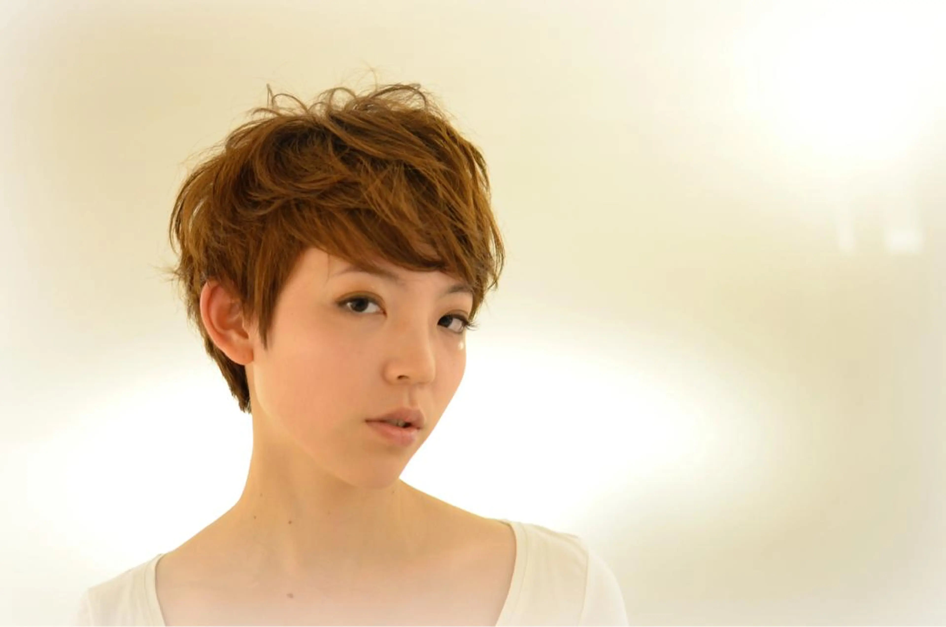 ショート カラー パーマ イガラシ ジュン/髪質改善のヘアスタイル