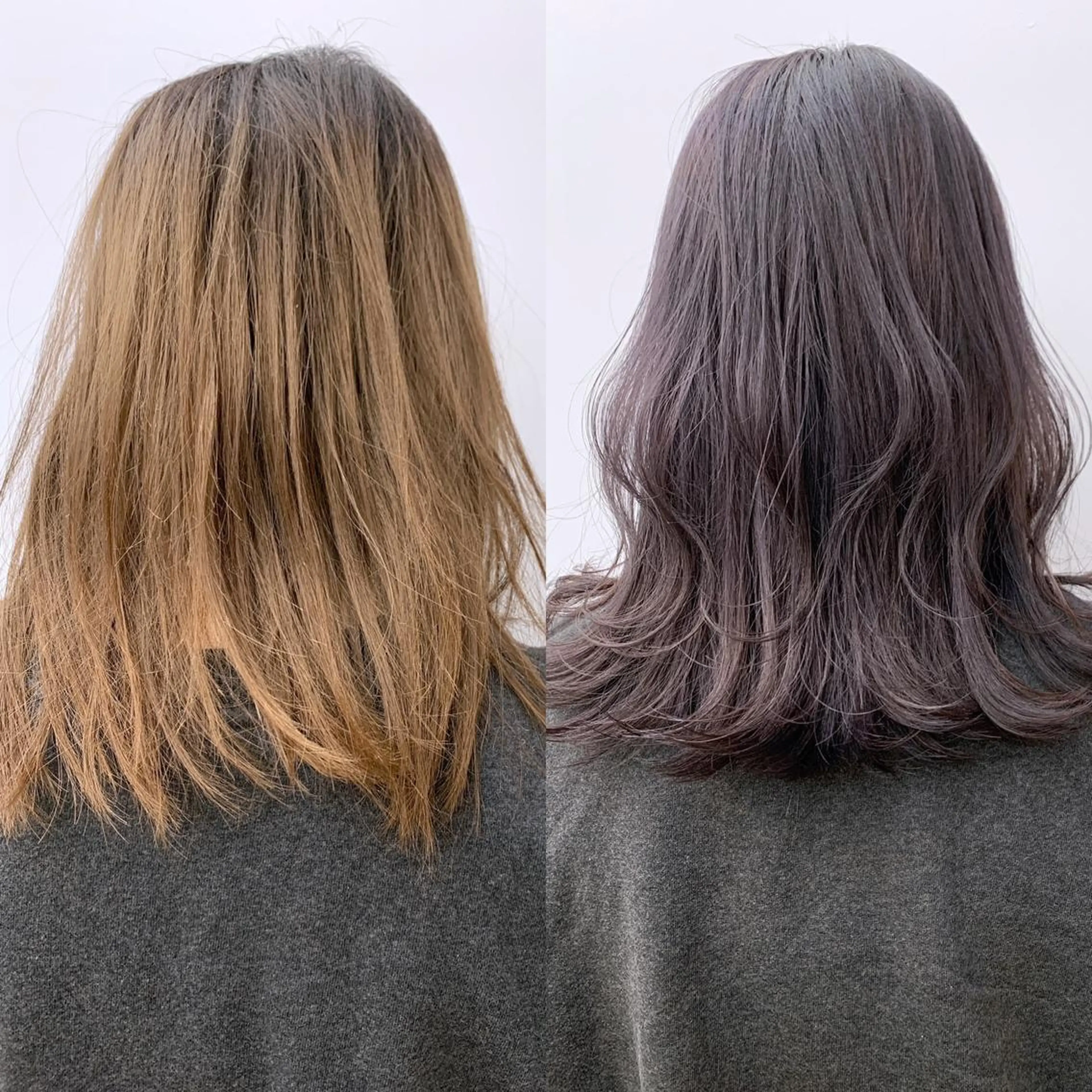 ミディアム カラー ブリーチ カット ヘアカラー 縮毛矯正 トリートメント ROW吉祥寺✨ 髪質改善TR&スパ✨のヘアスタイル