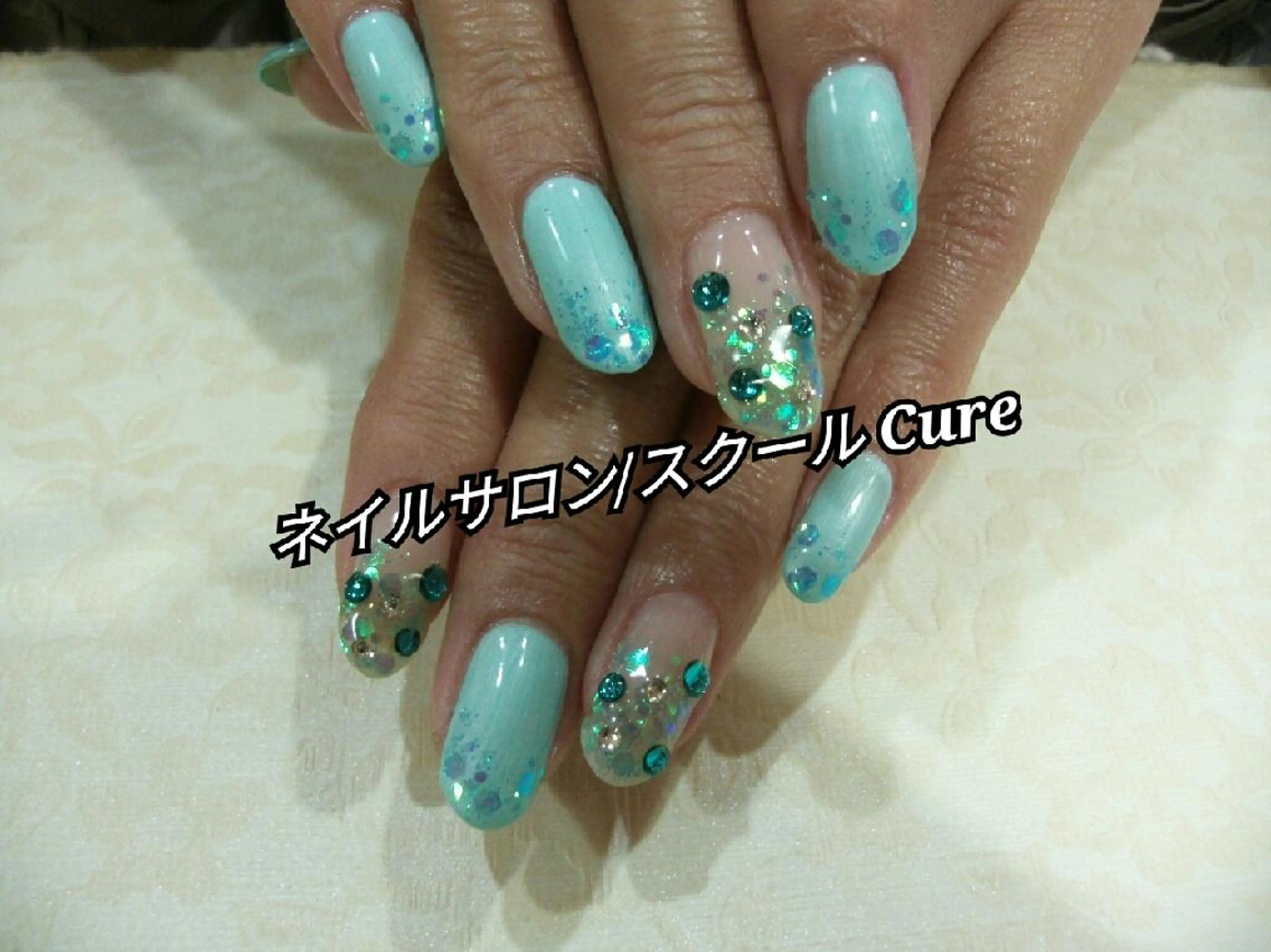 ミディアム ネイル ネイルサロン Cureのネイルデザイン