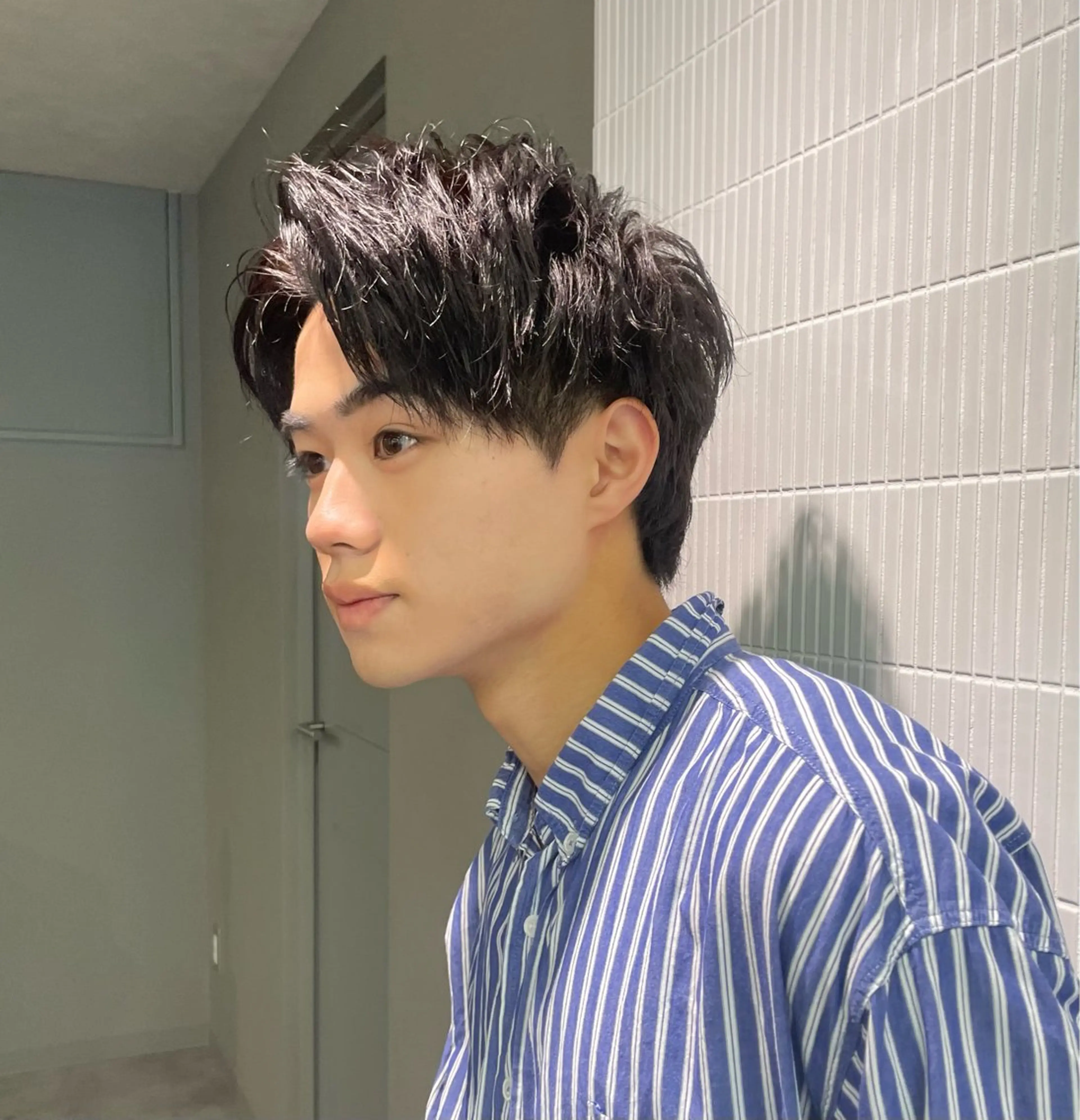 🔵メンズ/パーマ🔵カット＋ニュアンスパーマの写真