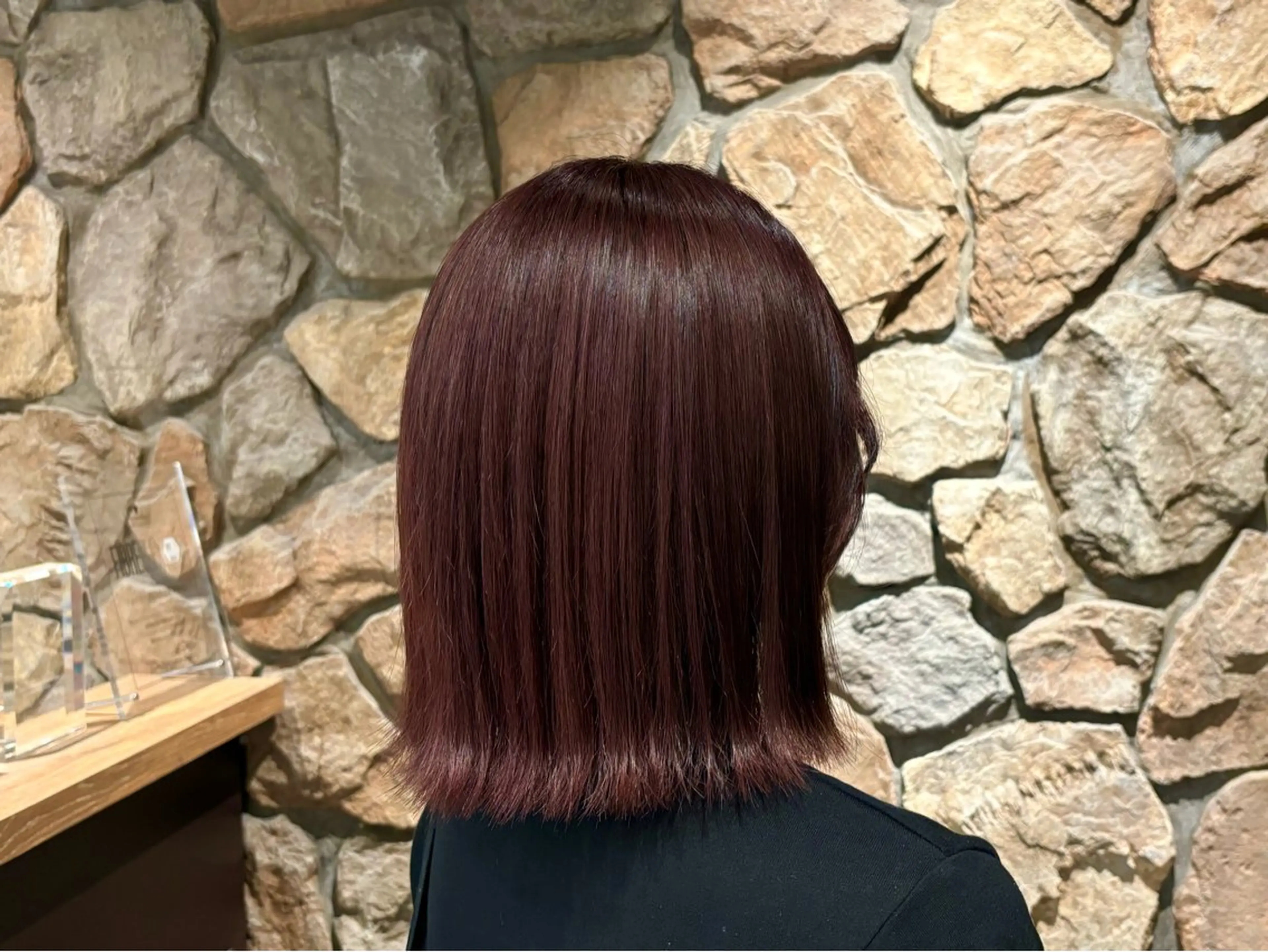 ミディアム カラー 井上 美夢のヘアスタイル