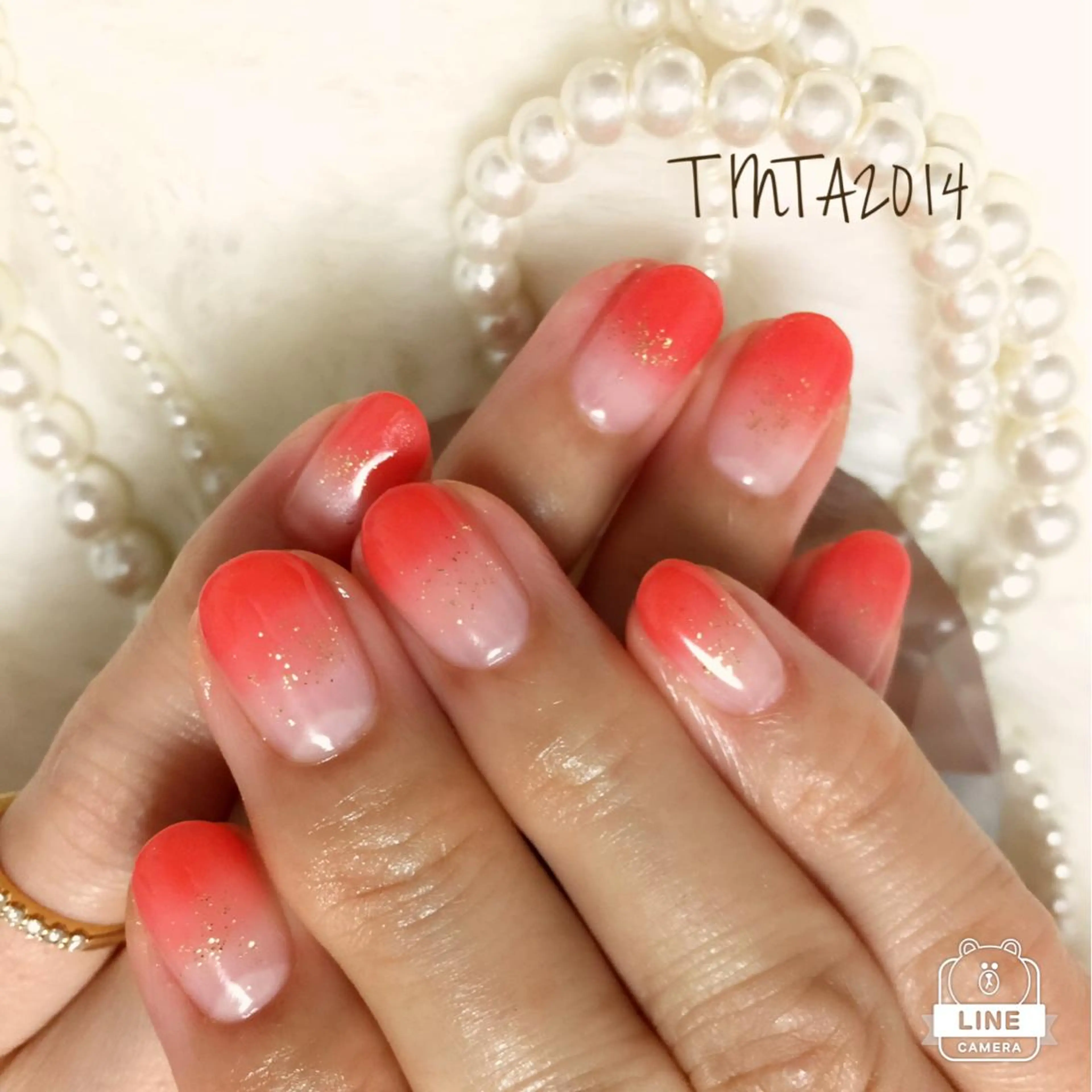 ネイル グラデーション ネイルサロン ティンタ所属・馬場 典子のネイルデザイン