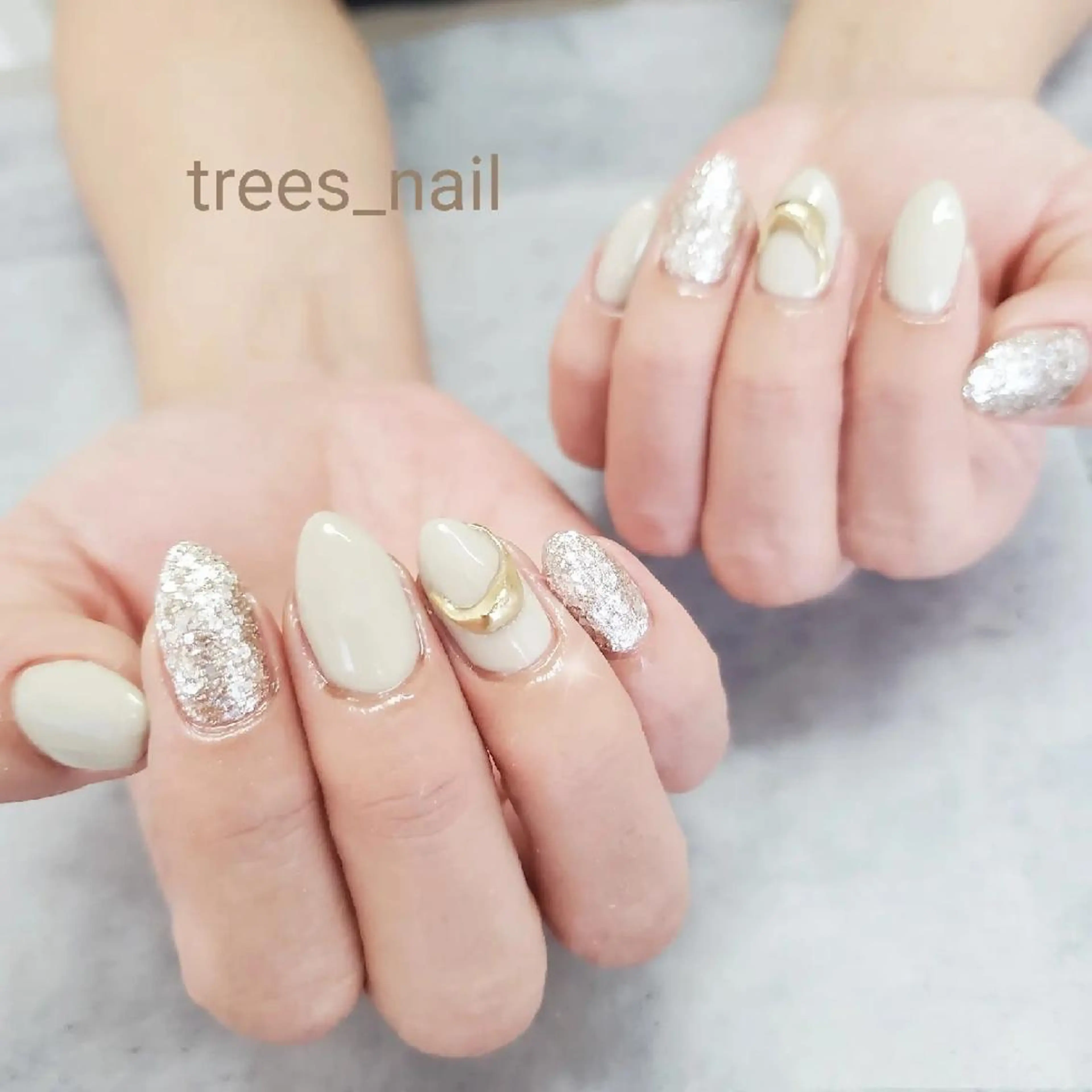 ネイル ハンドネイル フットネイル trees_ nailのネイルデザイン
