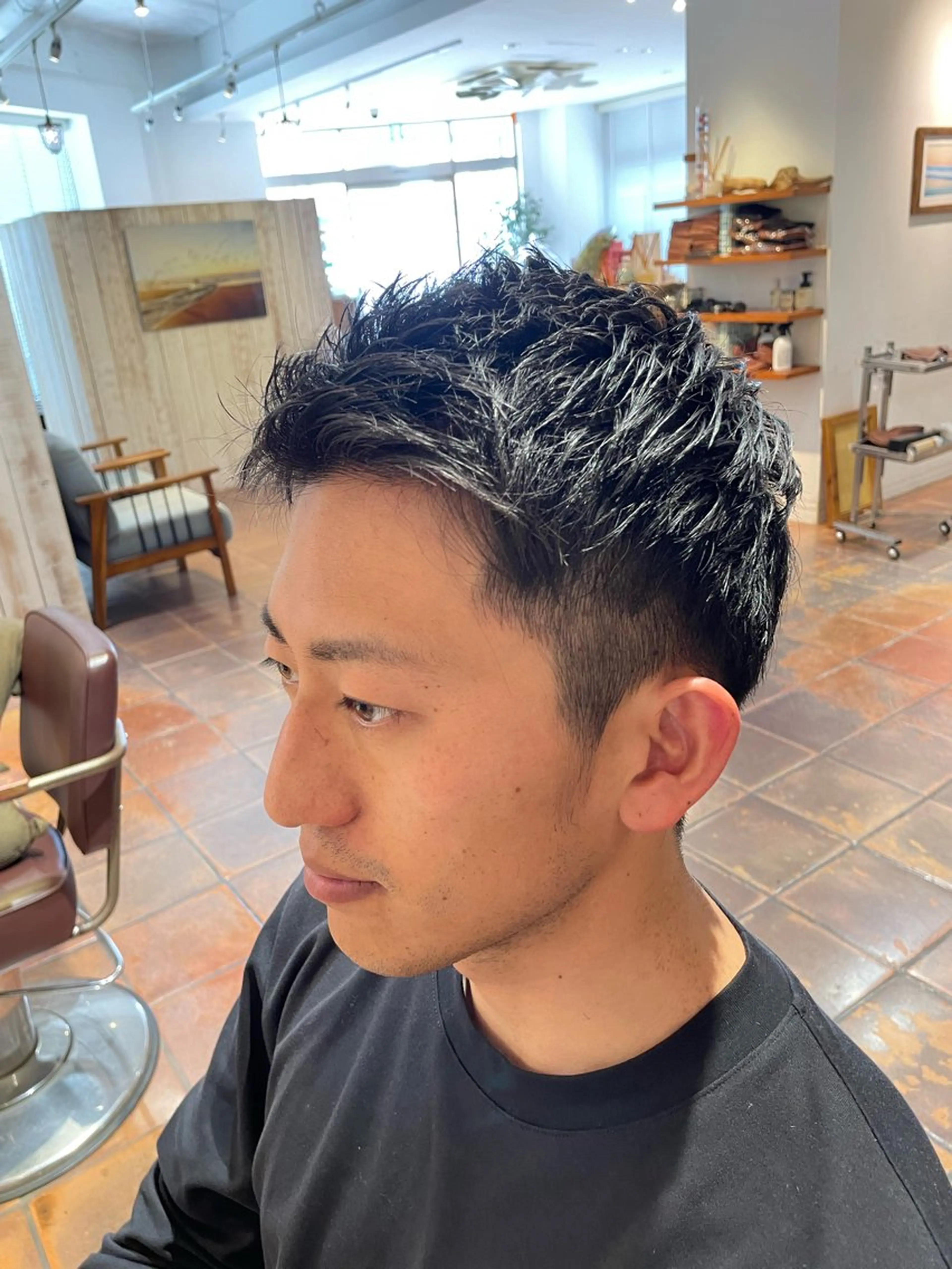 メンズ カット MOEKA🌺レディ ースカットモデルのヘアスタイル