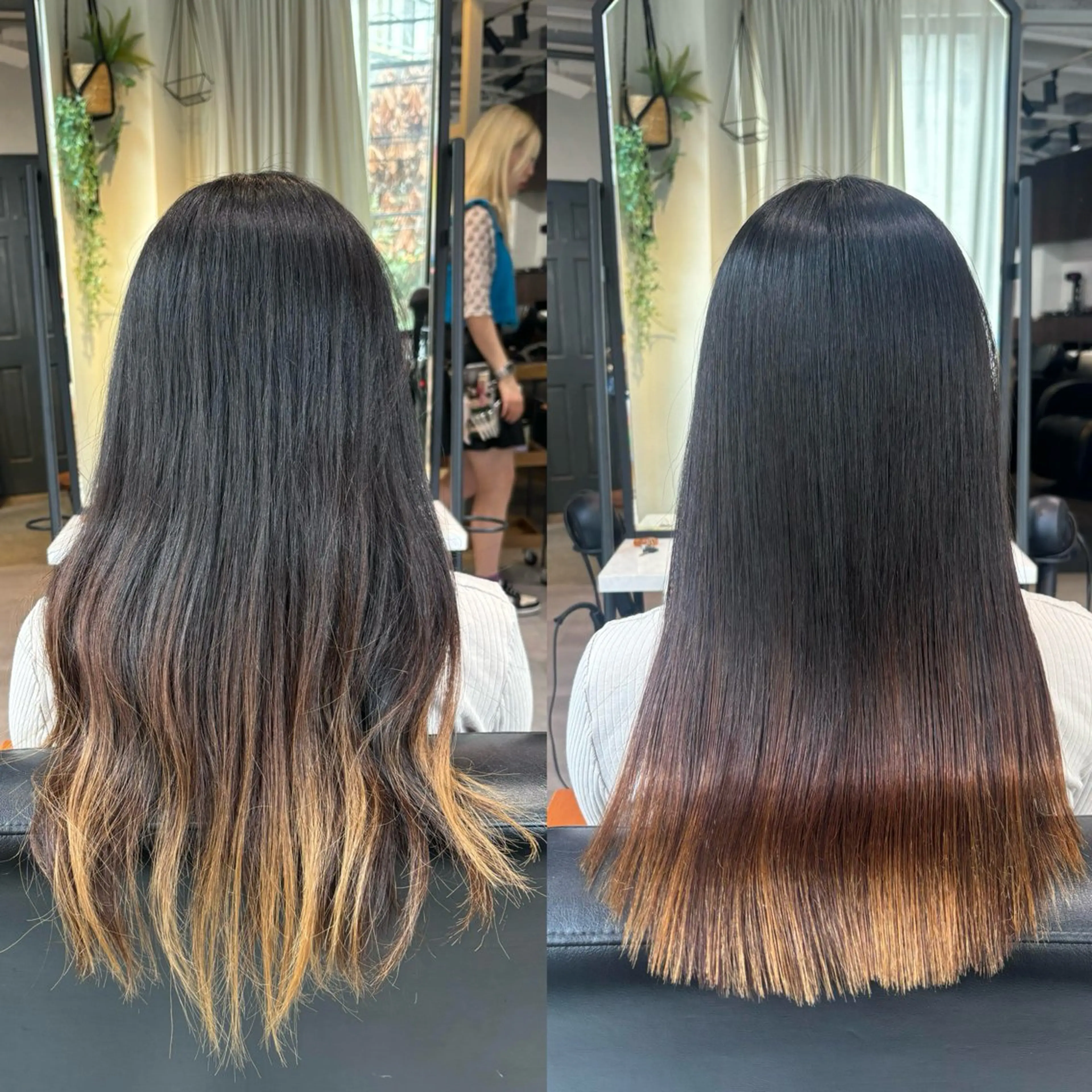 momo🍑/顔周り カット/透明感カラーのヘアスタイル