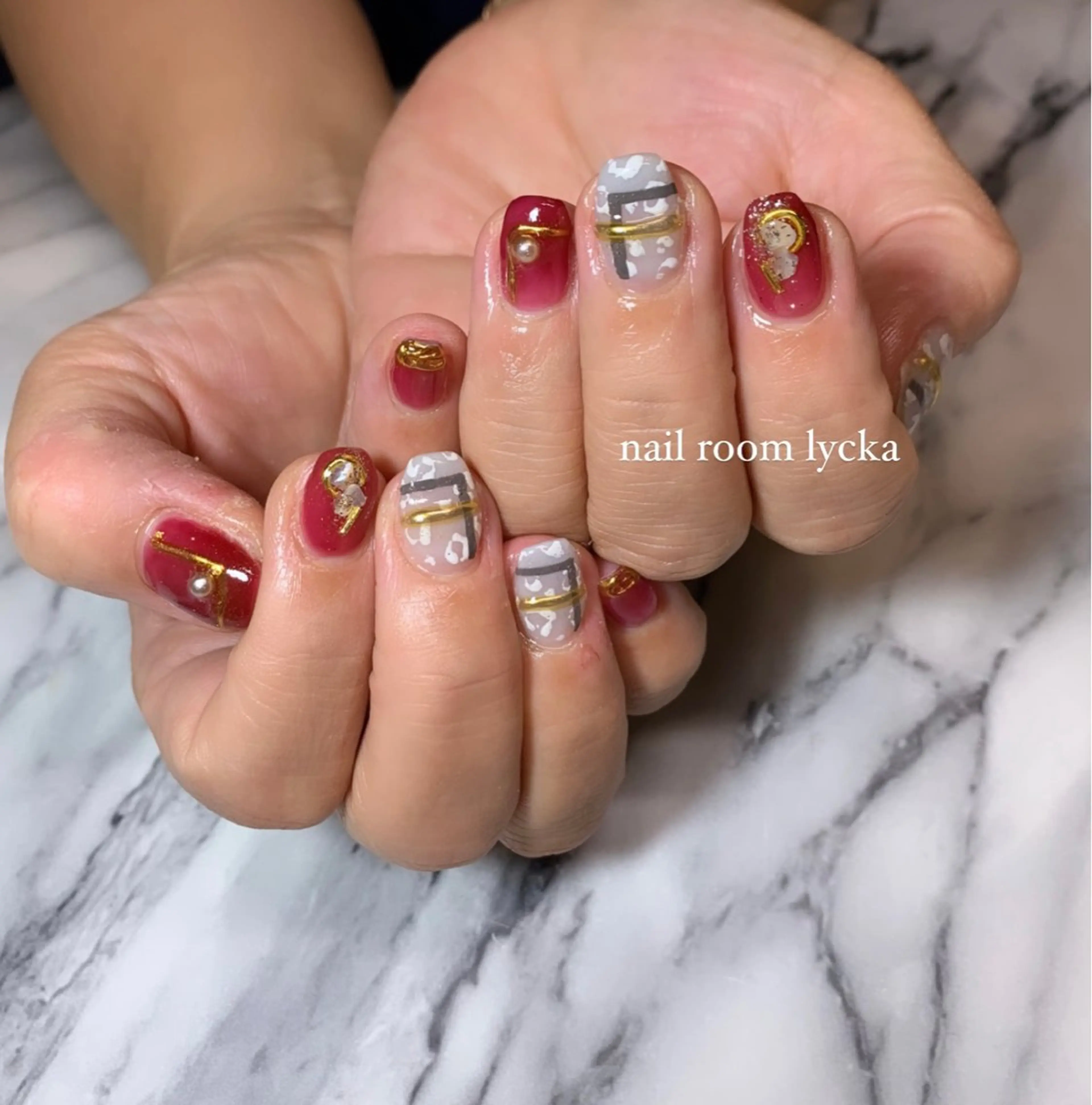 ネイル ﾈｲﾙﾙｰﾑﾘｯｶ 𝐦𝐚𝐲𝐮のネイルデザイン