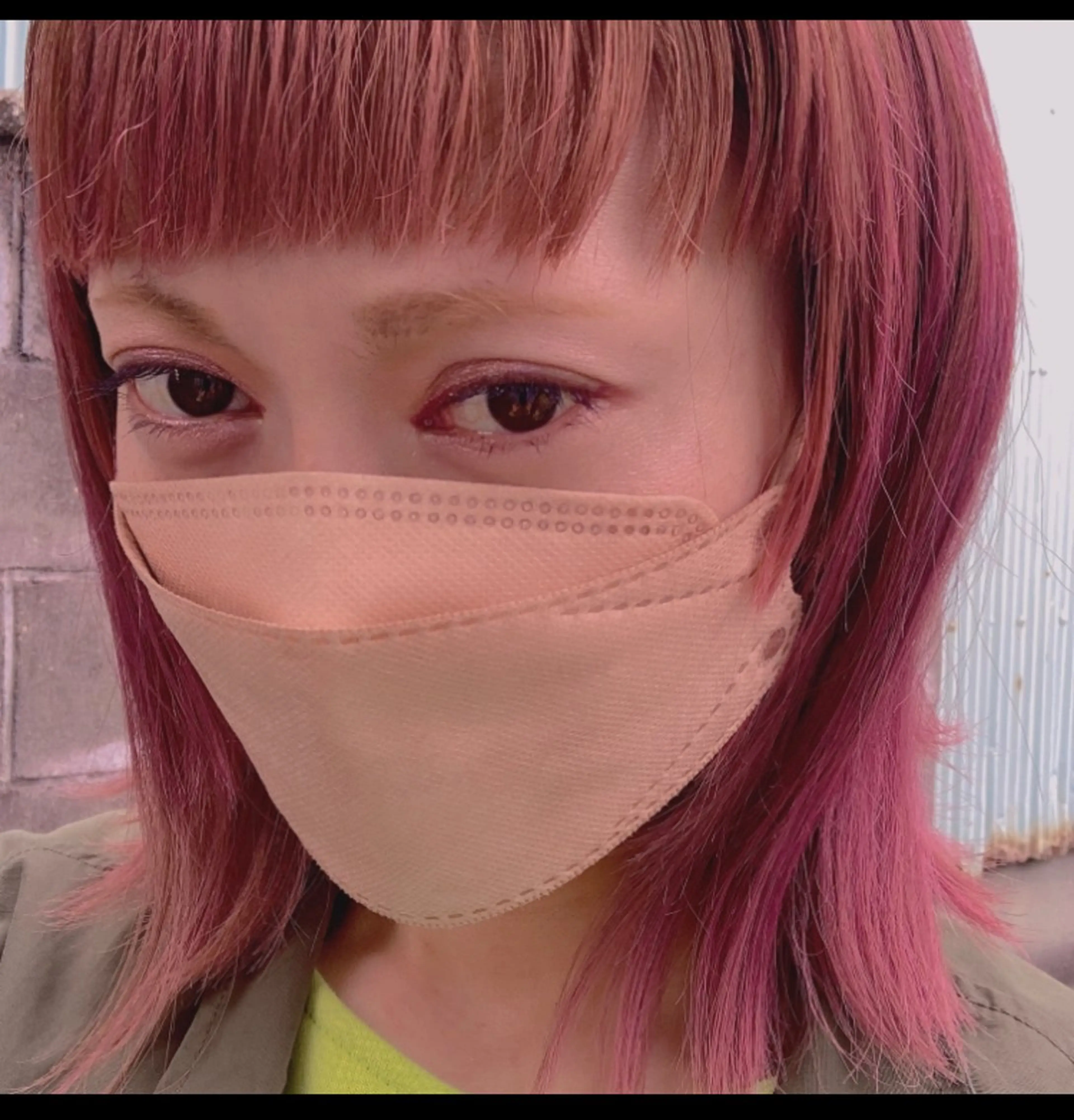 ミディアム カット ヘアカラー 林 エリのヘアスタイル