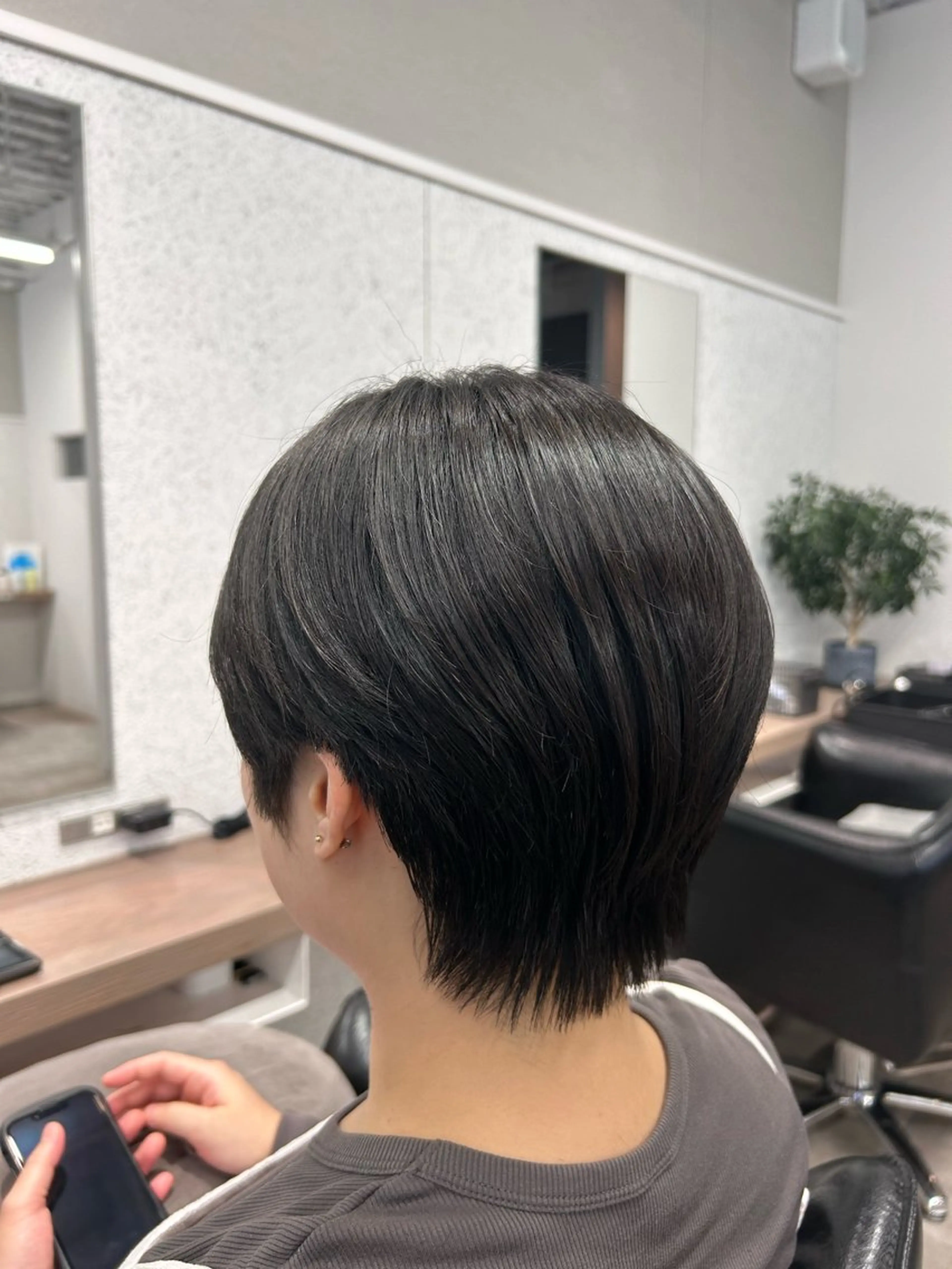 ショート ショートヘア カット ヘッドスパ ボブ/透明感カラー/ 髪質改善/🌙/ルナのヘアスタイル