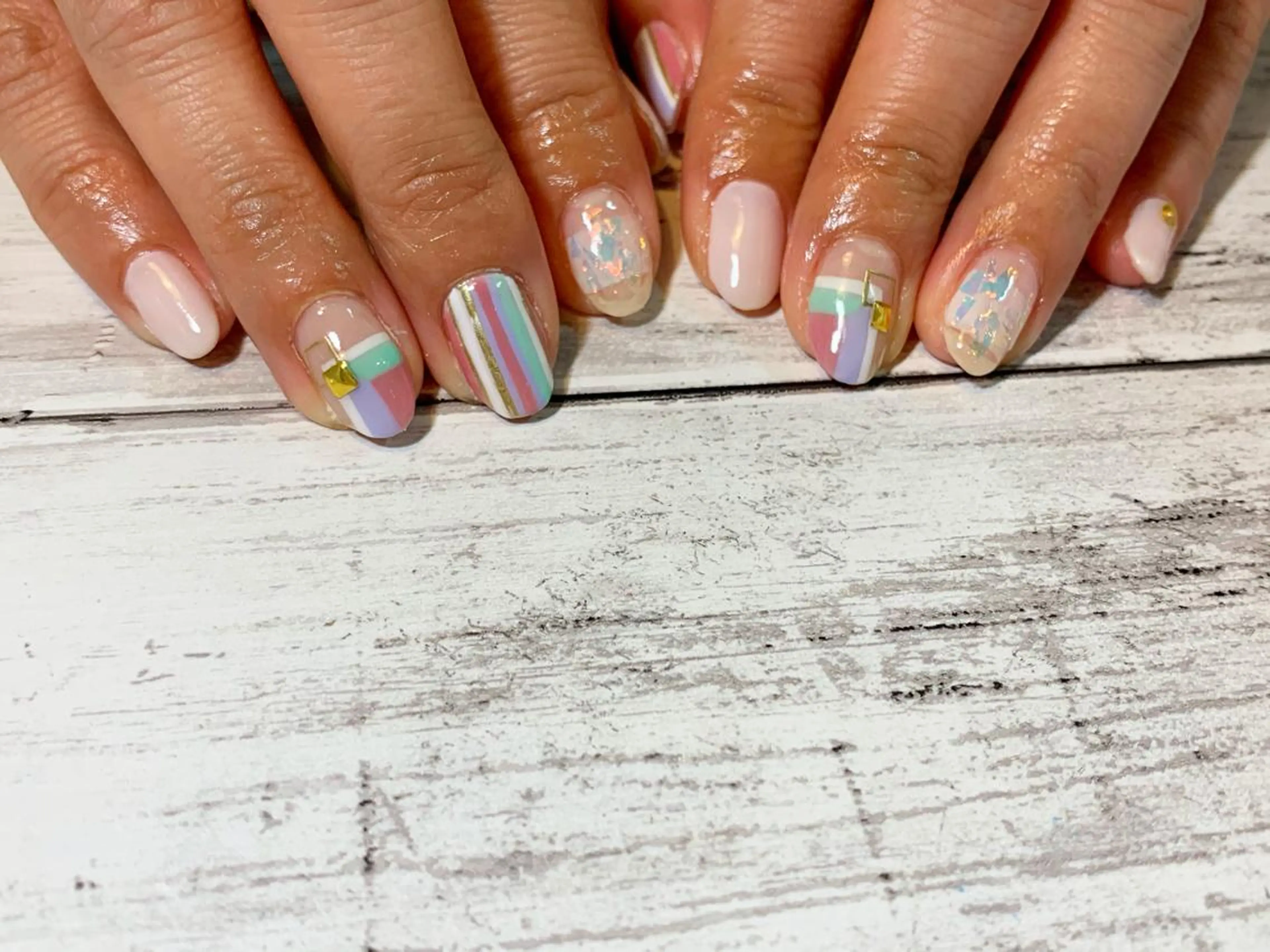 ネイル ハンドネイル GéRanium Harukaのネイルデザイン