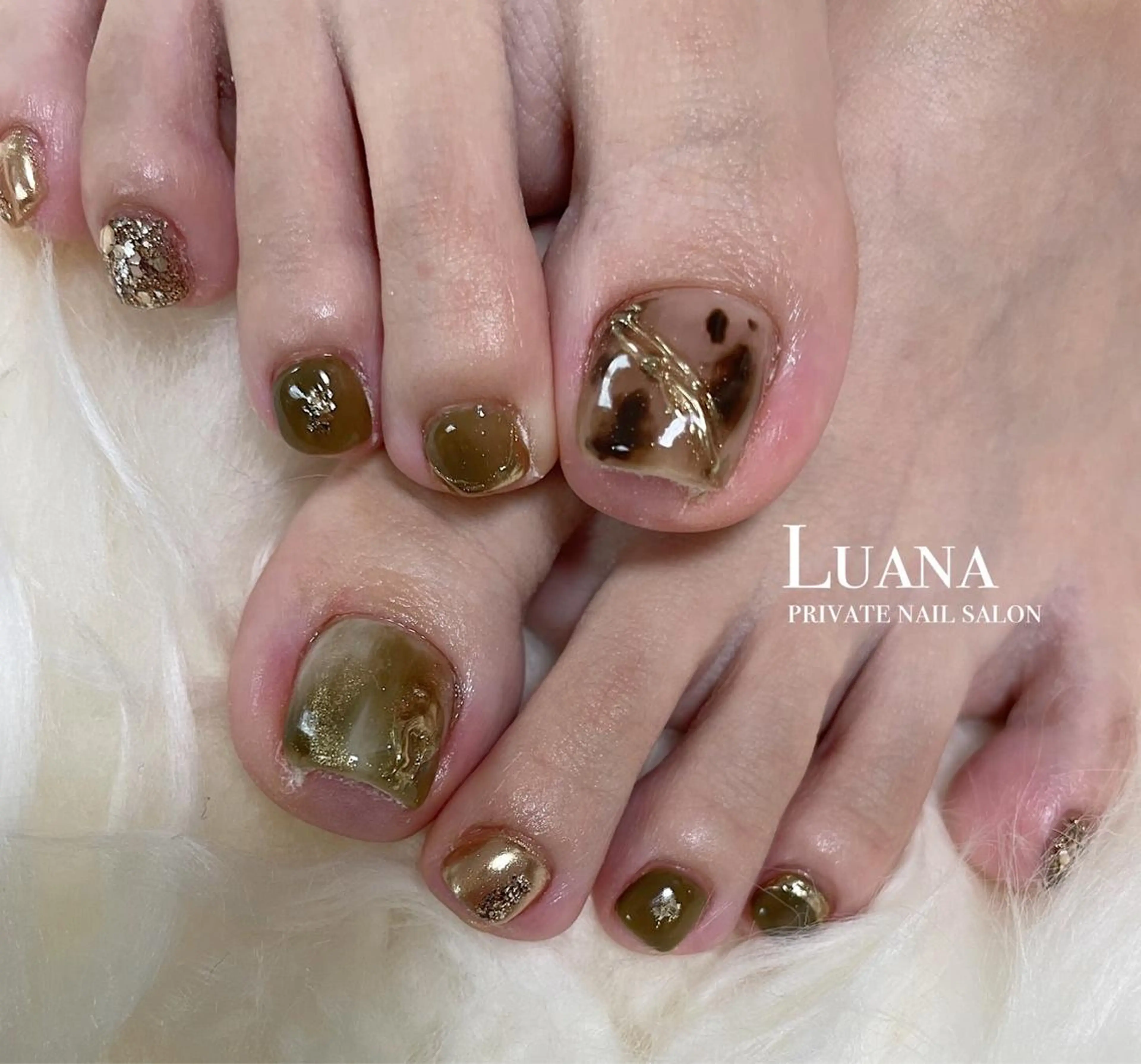 【ご新規様】(他店オフ込)１０本artフットデザインの写真