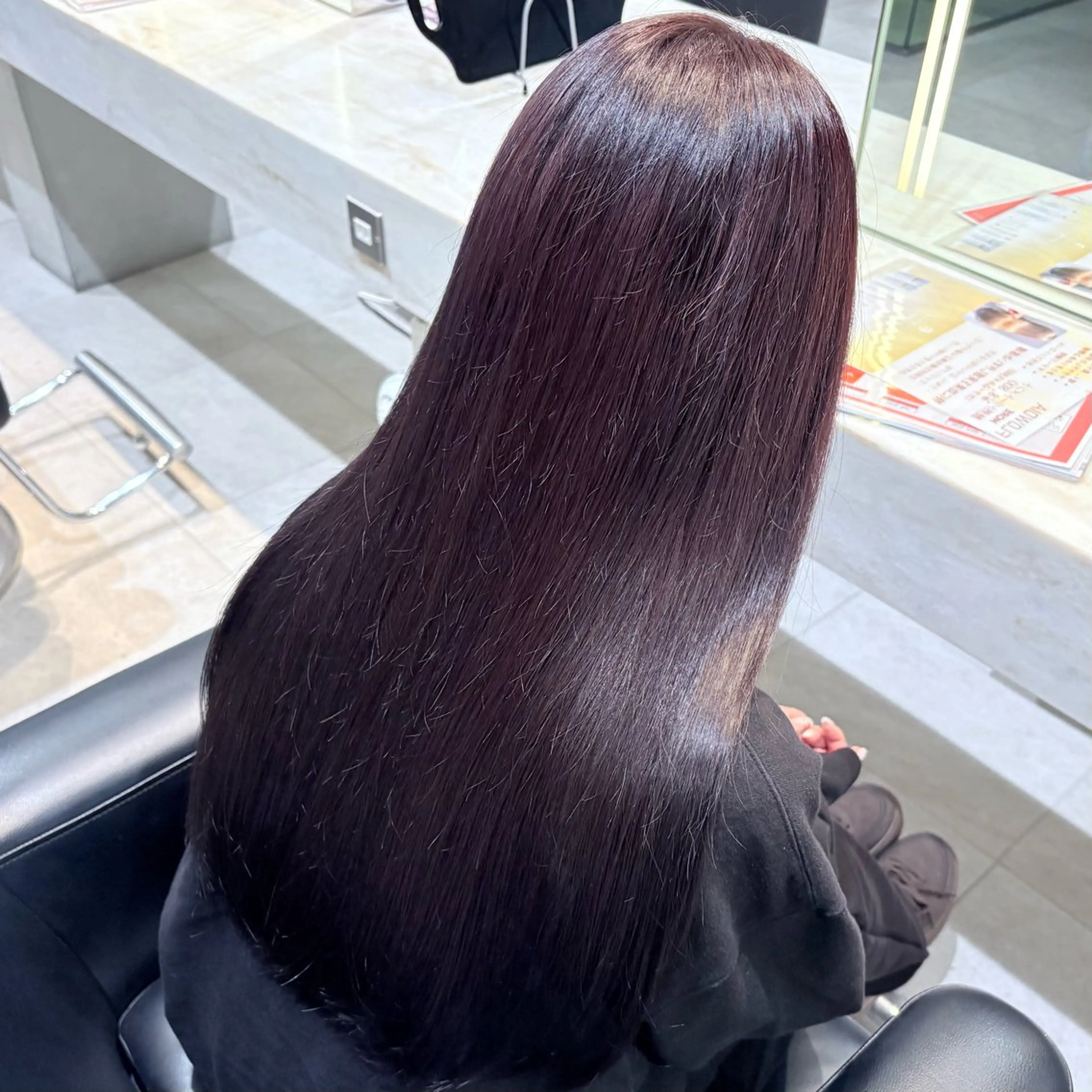 ロング カラー ヘアカラー トリートメント 髪質改善/縮毛矯正 /アレンジ🌙あまにのヘアスタイル