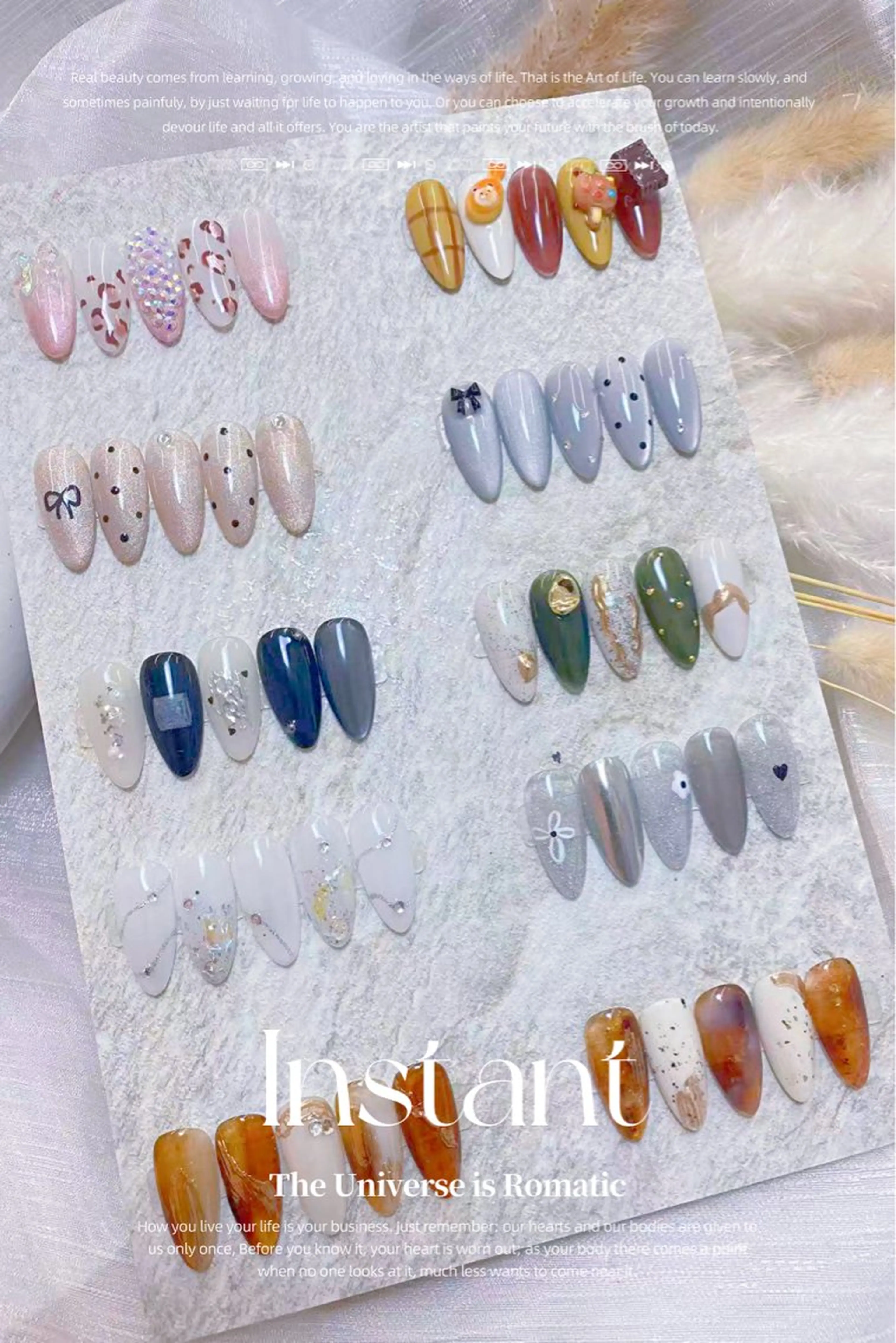 ネイル ハンドネイル フットネイル ハンドケア AngelChris ビューティーサロンのネイルデザイン