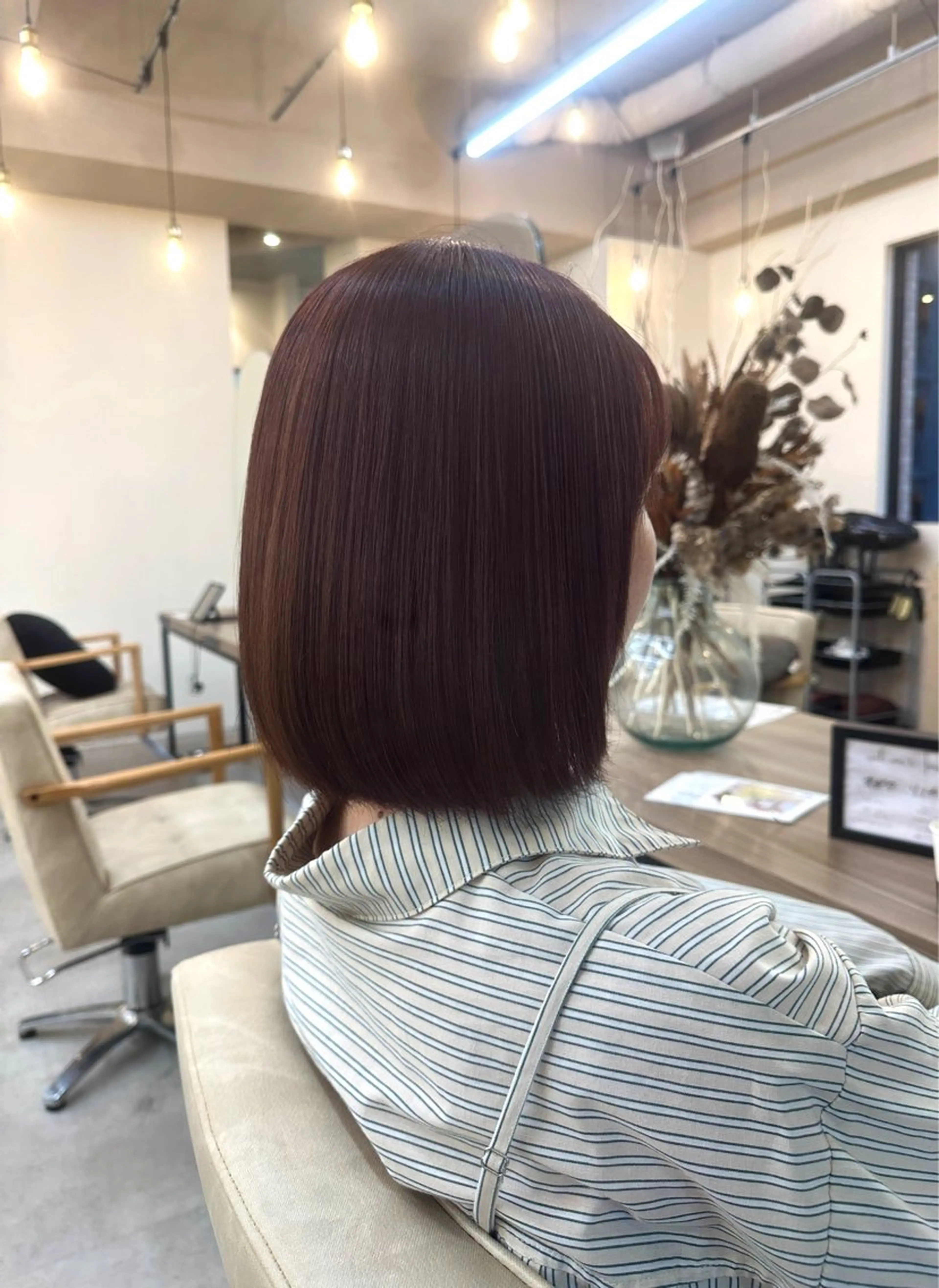 ショート カラー 暗髪/艶カラー /yaekaのヘアスタイル