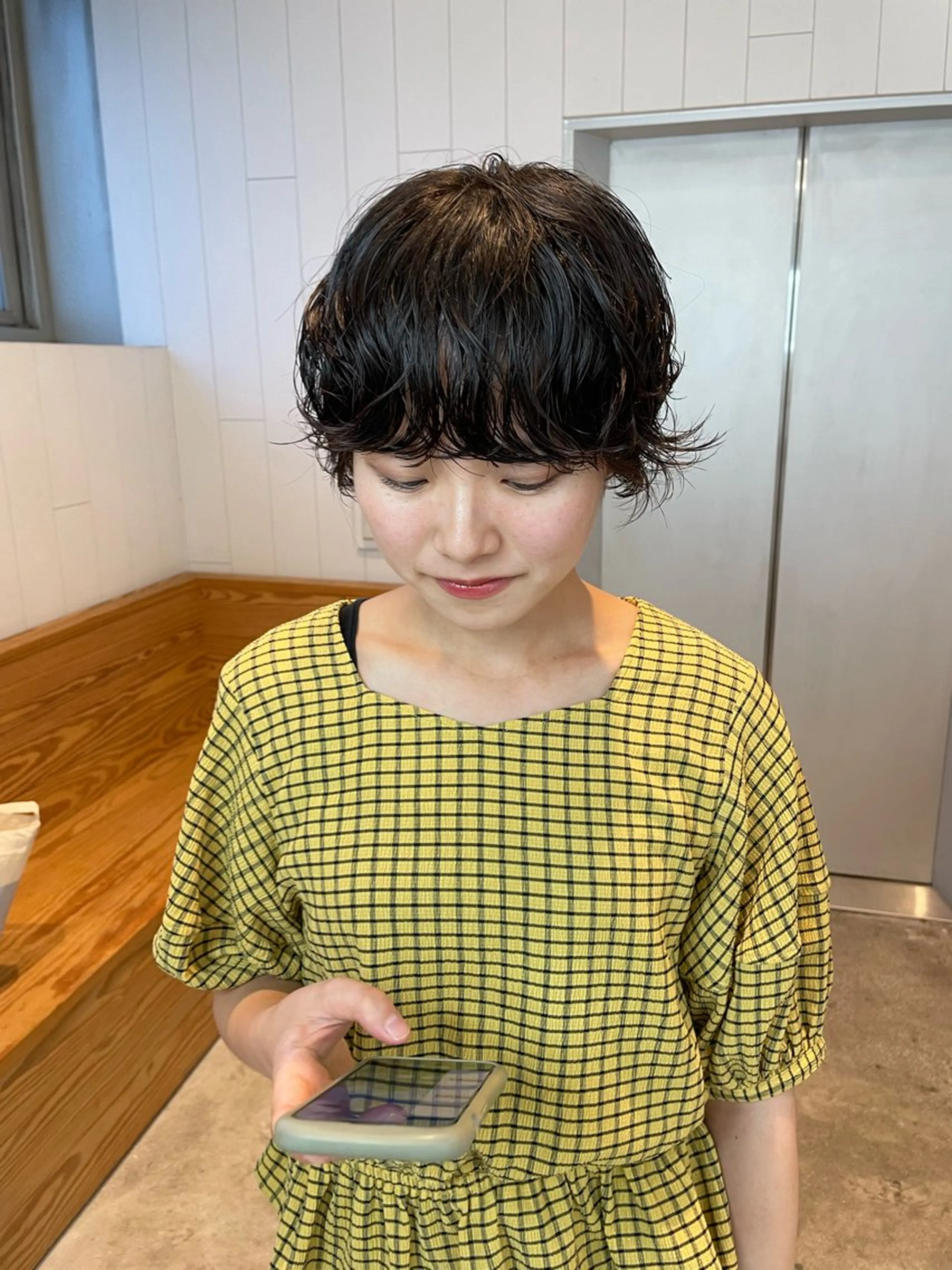 ショート パーマ ショートヘア Kouta/似合わせ /パーマ/カラーのヘアスタイル