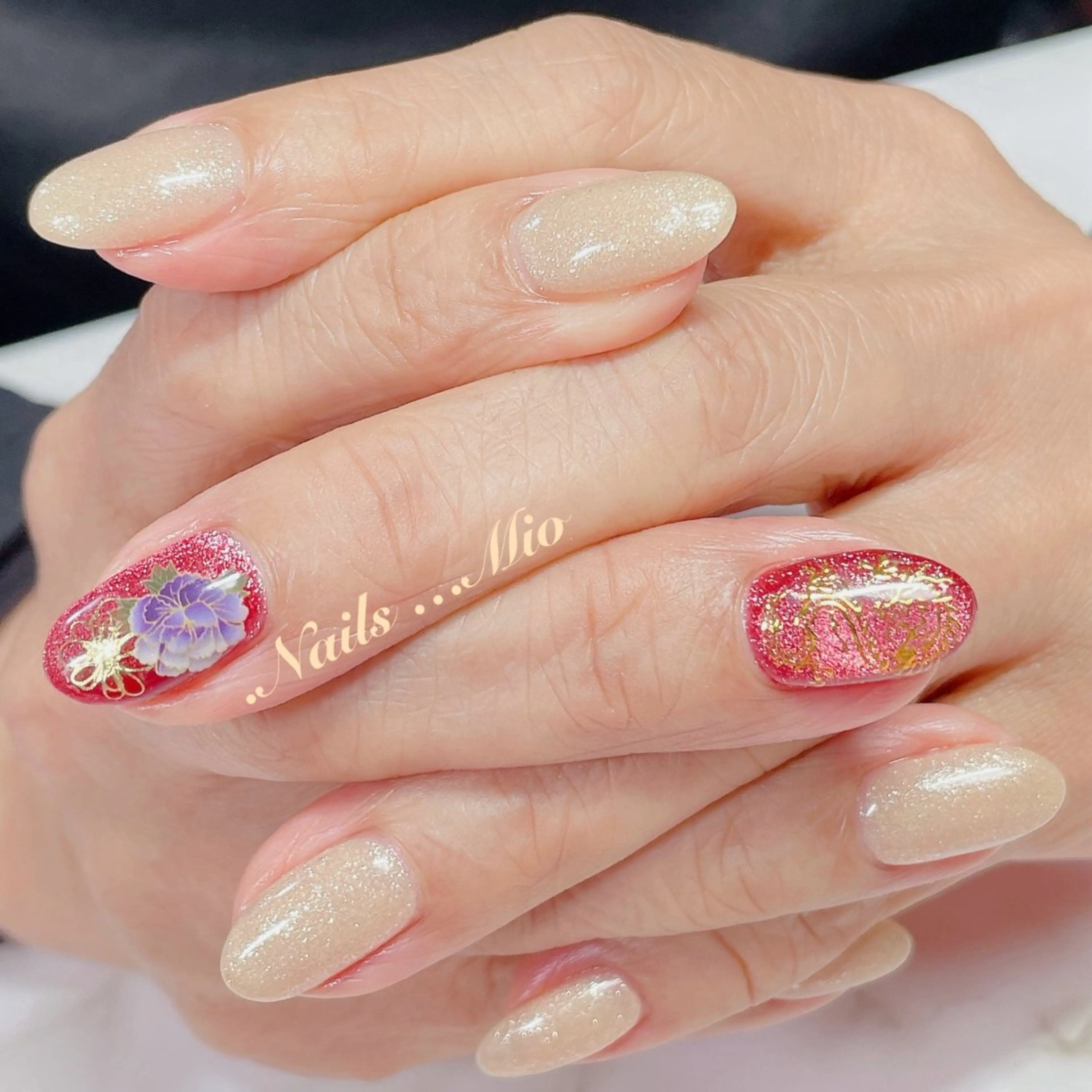 ネイル アートネイル ジェルネイル ワンカラーネイル .Nails Mio 赤羽西ネイルサロンのネイルデザイン