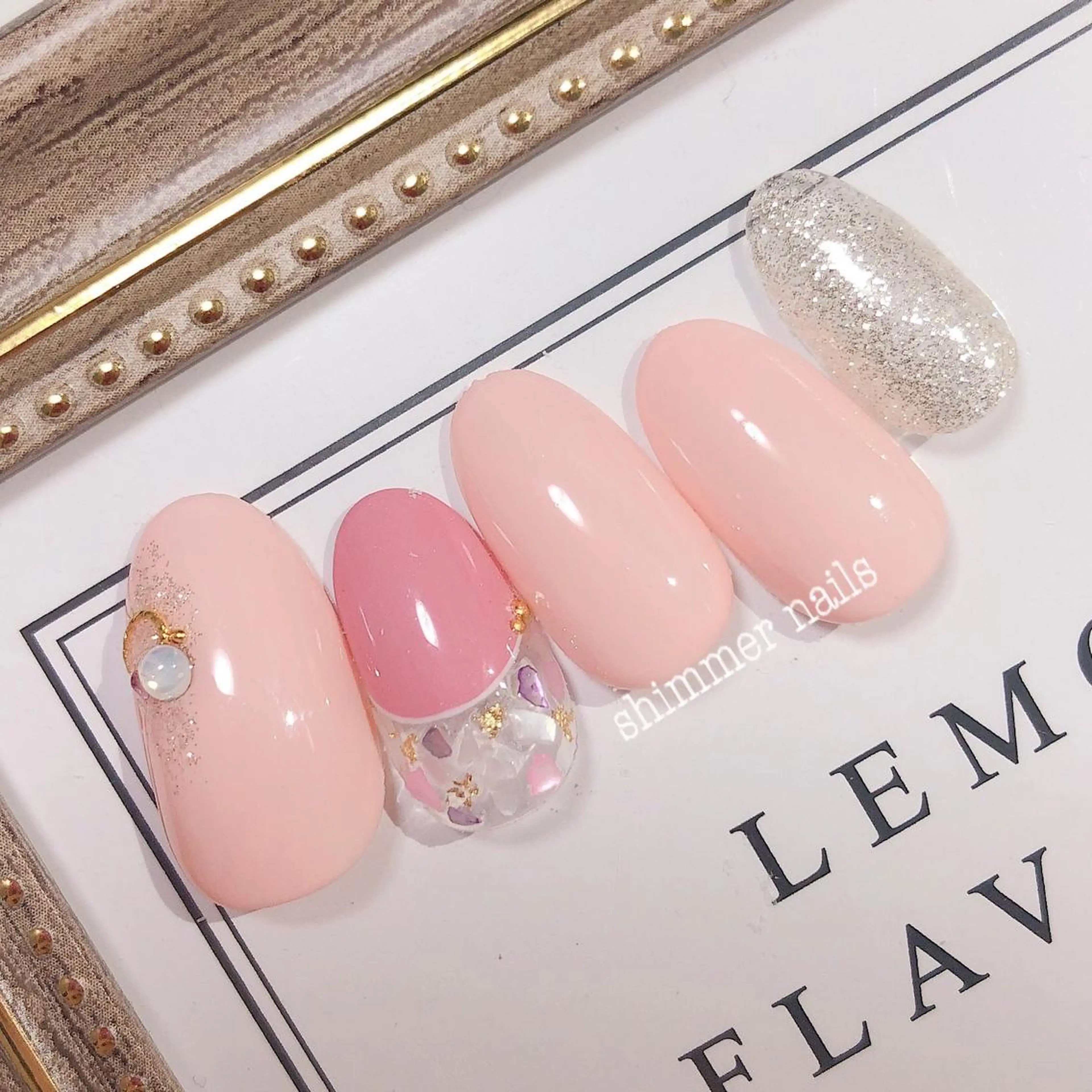 ネイル フットネイル shimmer nailsのネイルデザイン