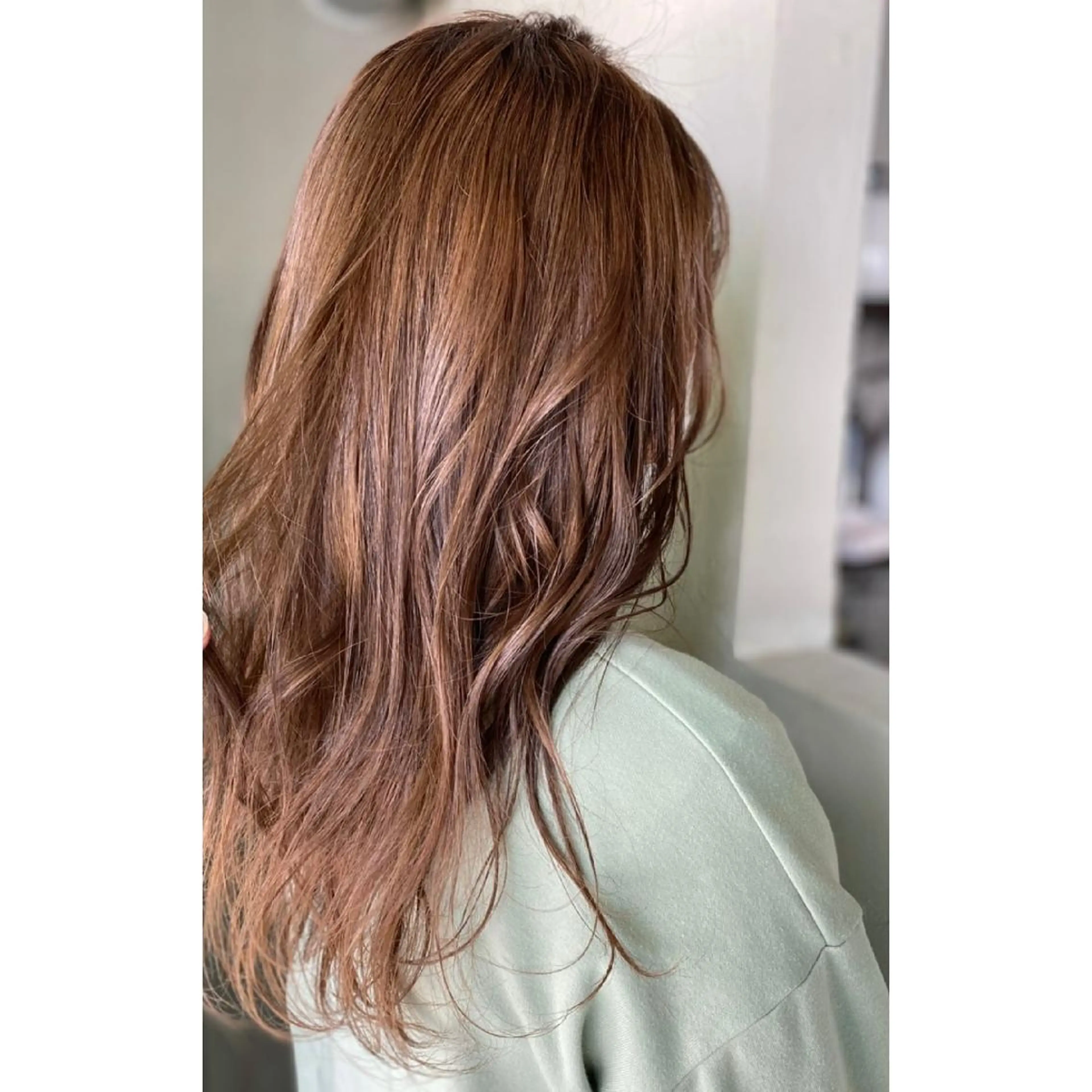 ロング カラー ヘアアレンジ オレンジ 髪質改善サロン🍃 AIRI のヘアスタイル