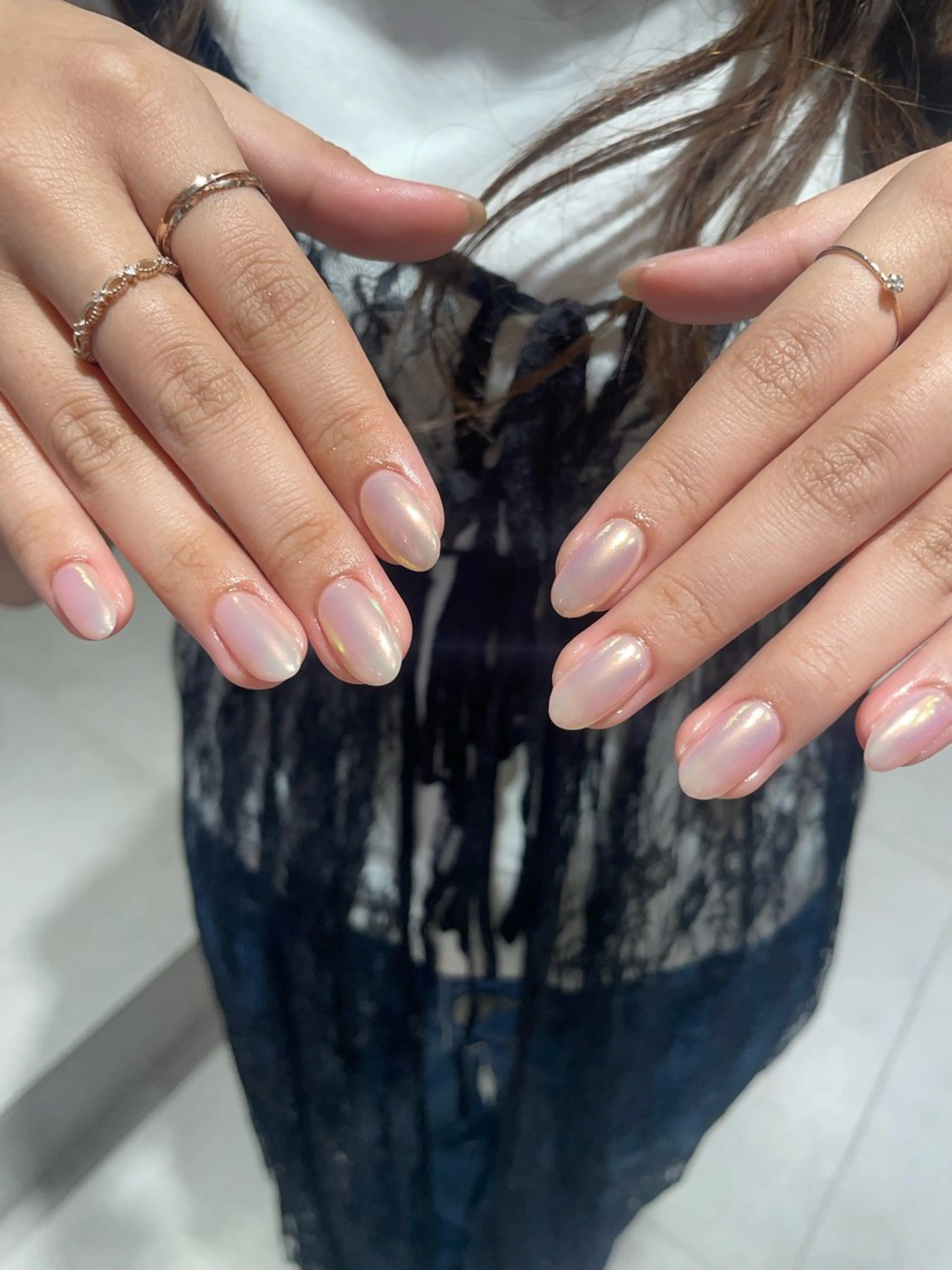 ネイル オーロラネイル ハンドネイル NOA⌇ para gelのネイルデザイン