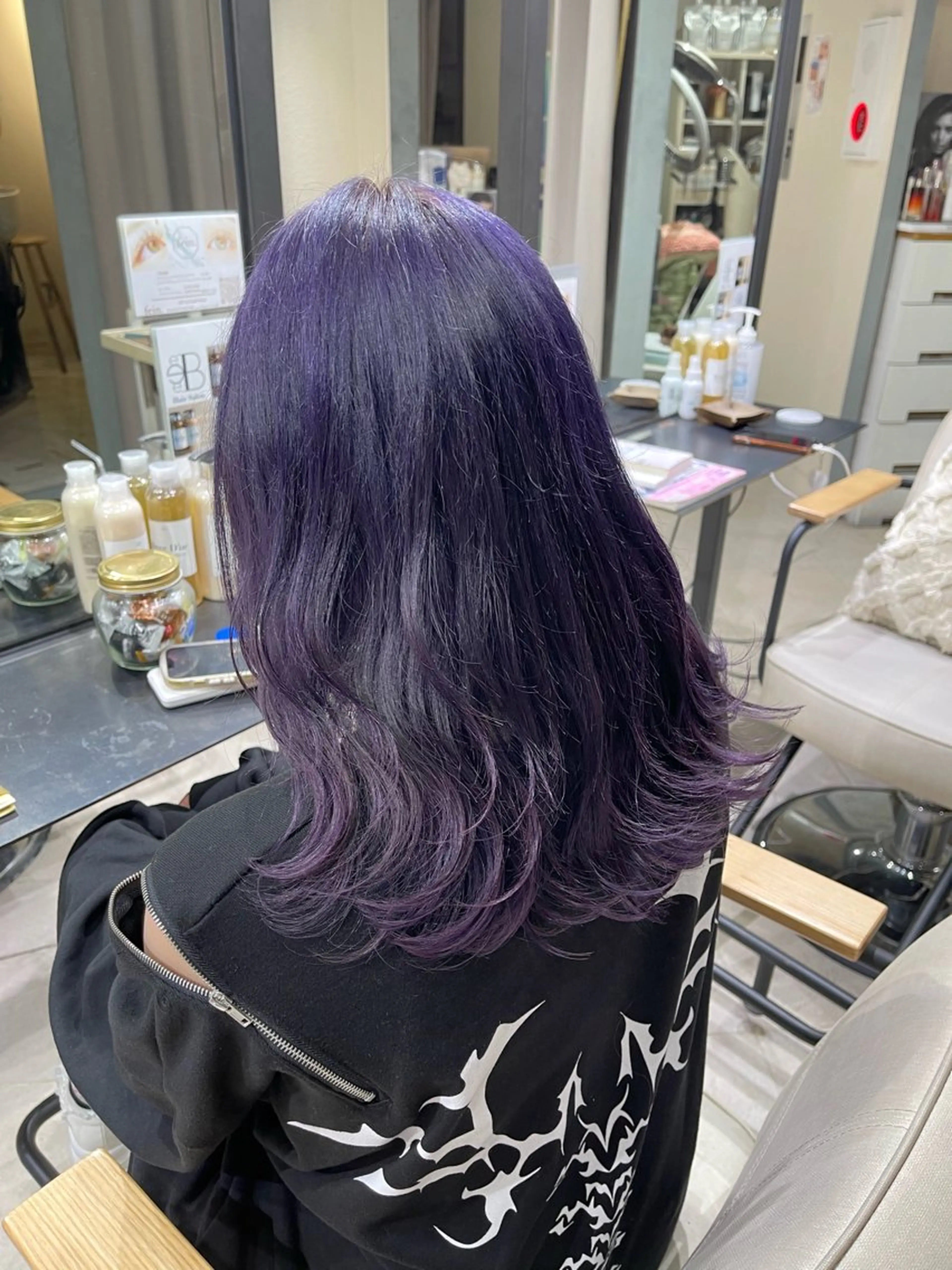 セミロング シールエクステ エクステ ハイライト 髪質改善 韓国風ヘア カット ヘアカラー トリートメント ブリーチ🔥ベージュ /グレー/daikiのヘアスタイル