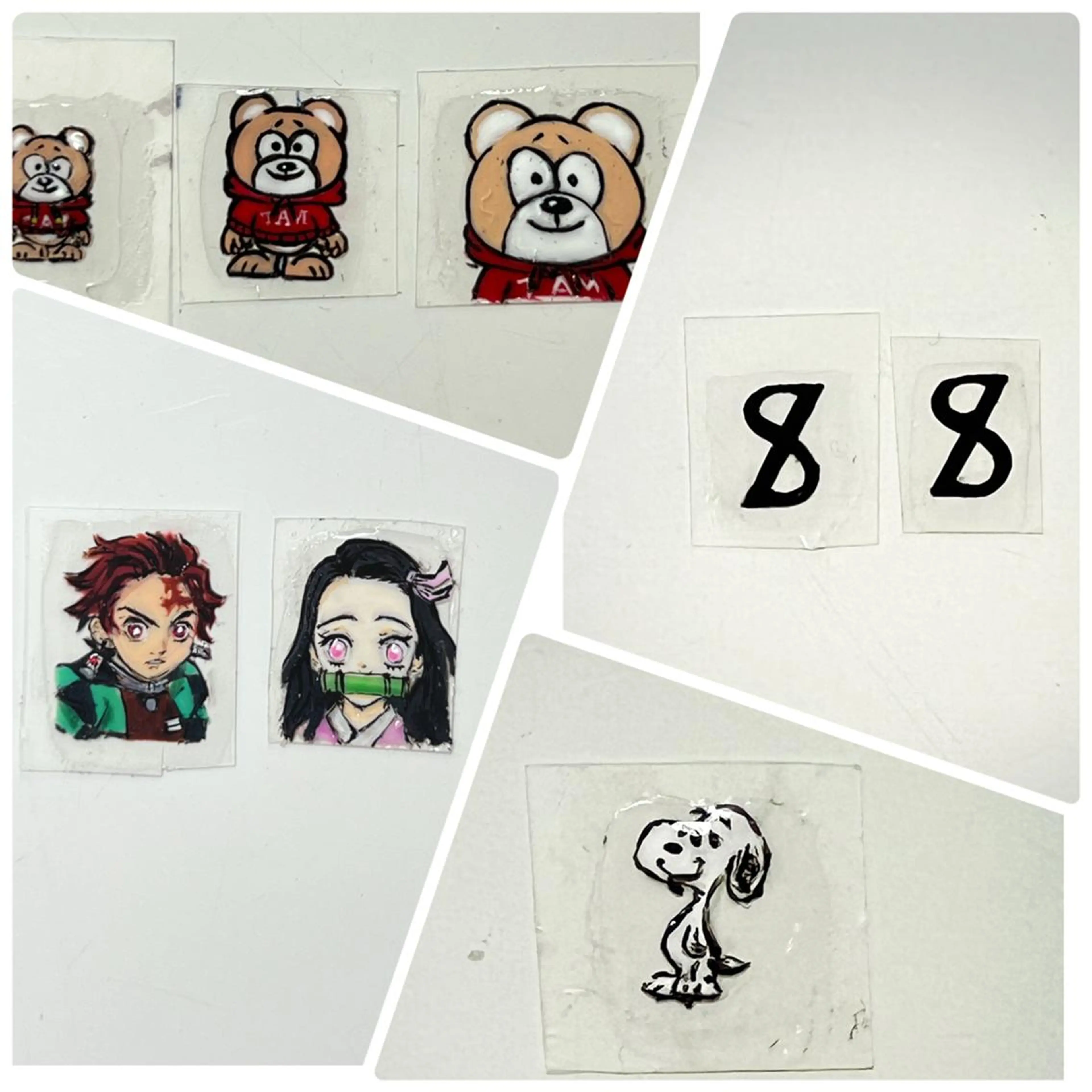 痛ネイル(ロゴ、名前)1枚の写真