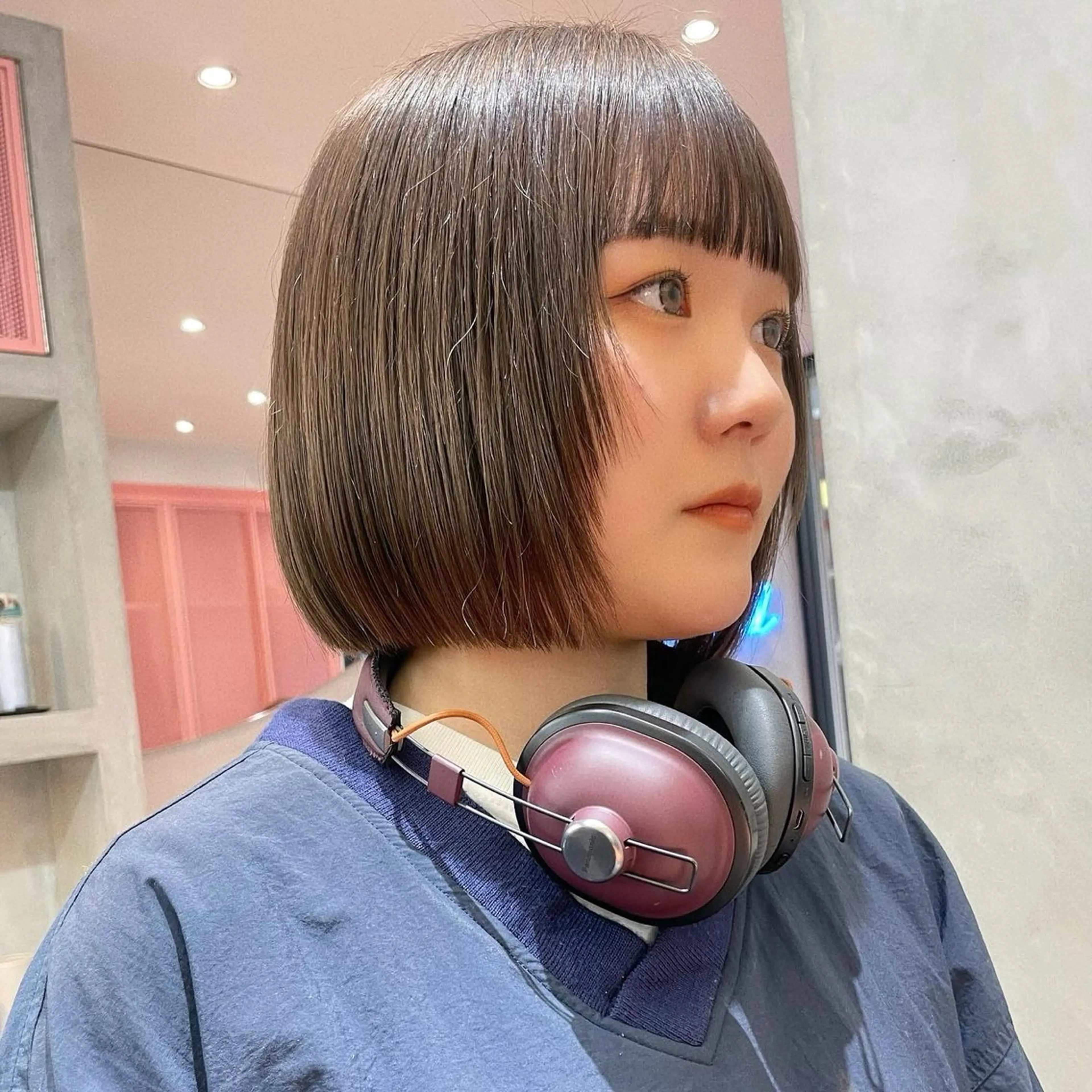 ショート Misaki /ボブ/縮毛矯正のヘアスタイル