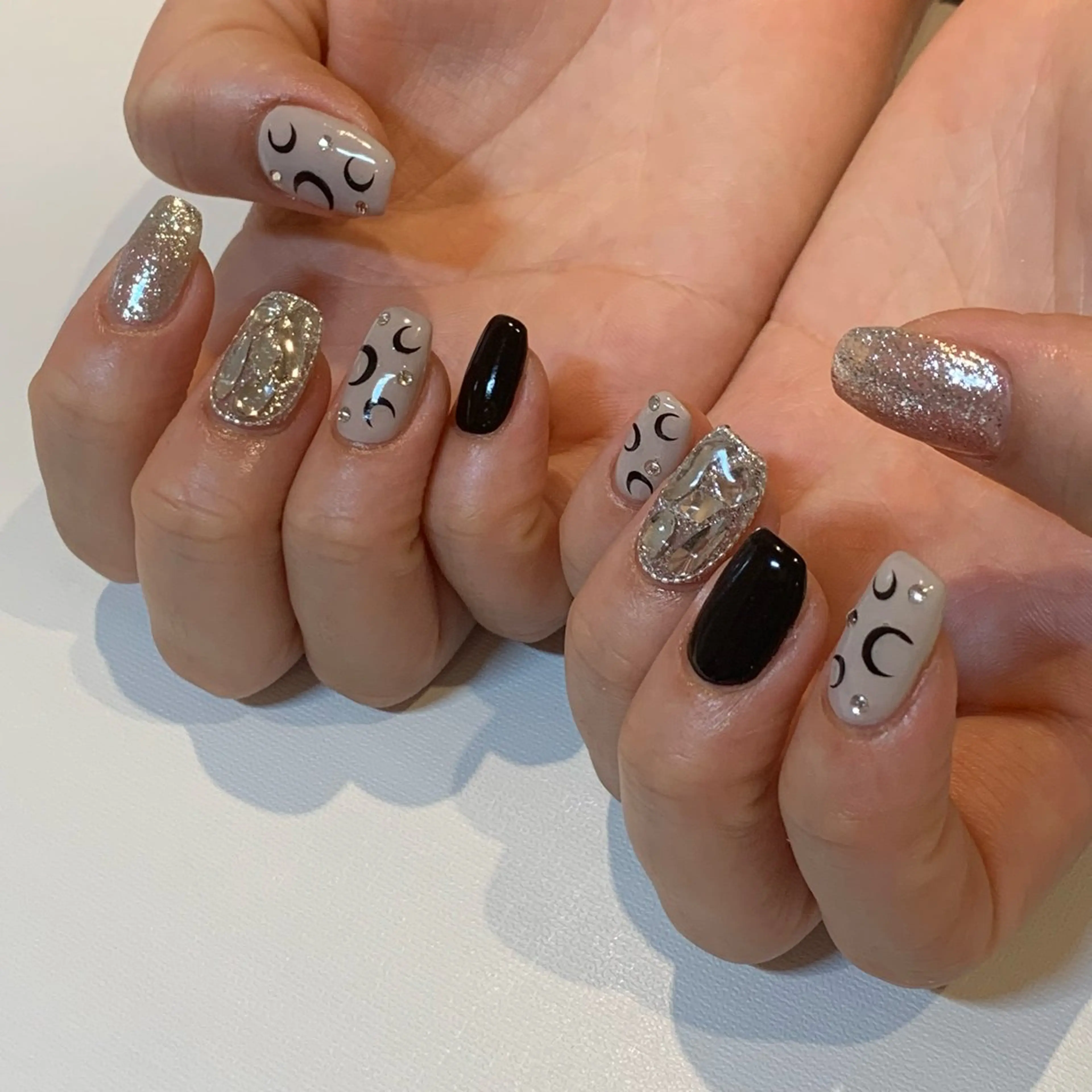 ネイル ハンドネイル Black sheep.所属・Fujimori .のネイルデザイン