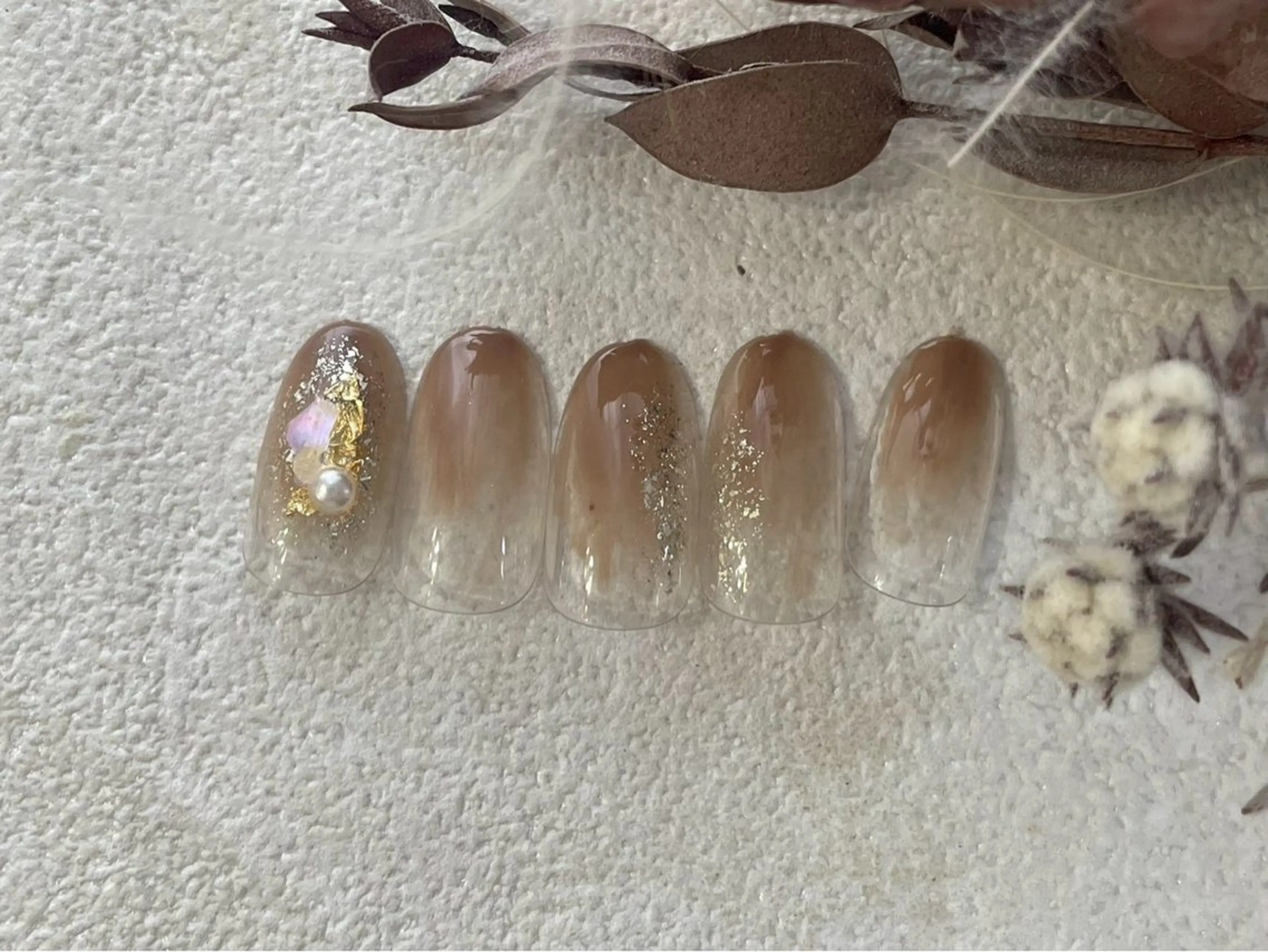 ネイル オーロラネイル フットネイル フレンチネイル ジェルネイル グラデーション ハンドネイル Mogu nail 二子玉川のネイルデザイン