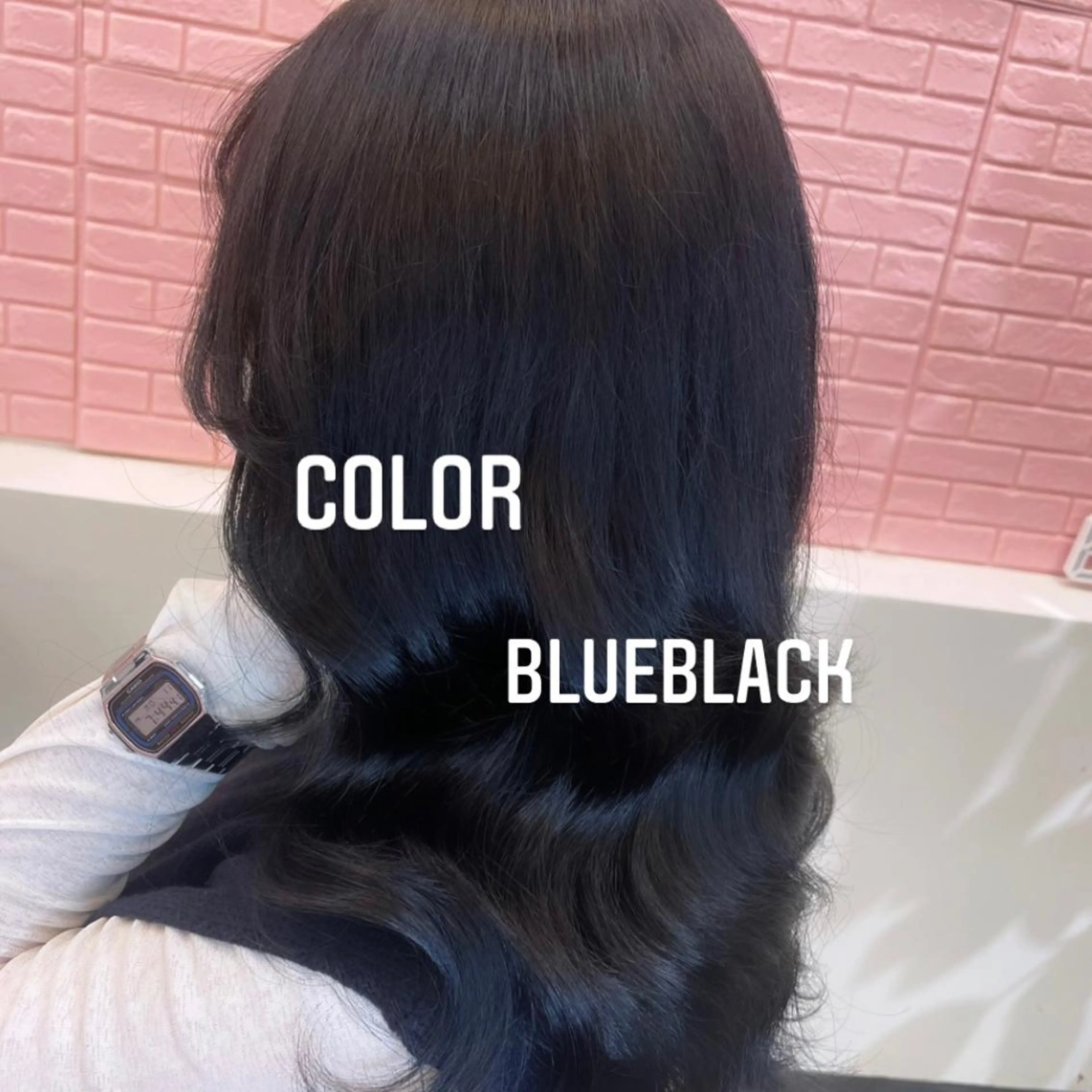 ミディアム カラー エクステ🩵ブリーチ 韓国ヘア🩵KAEのヘアスタイル