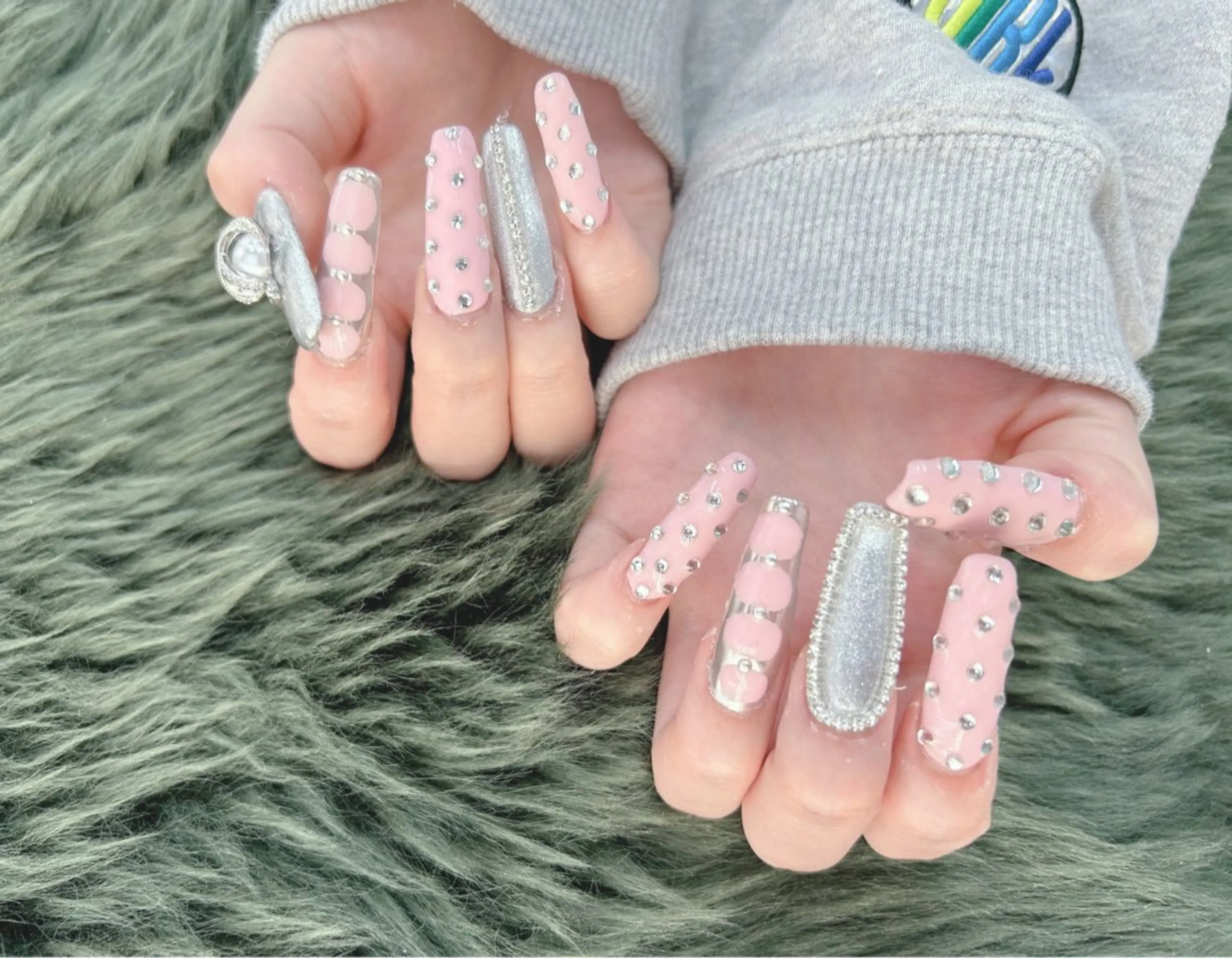 ネイル 卒業式 ハンドネイル Nail Salon agré所属・agré ネイルサロン　アグレのネイルデザイン