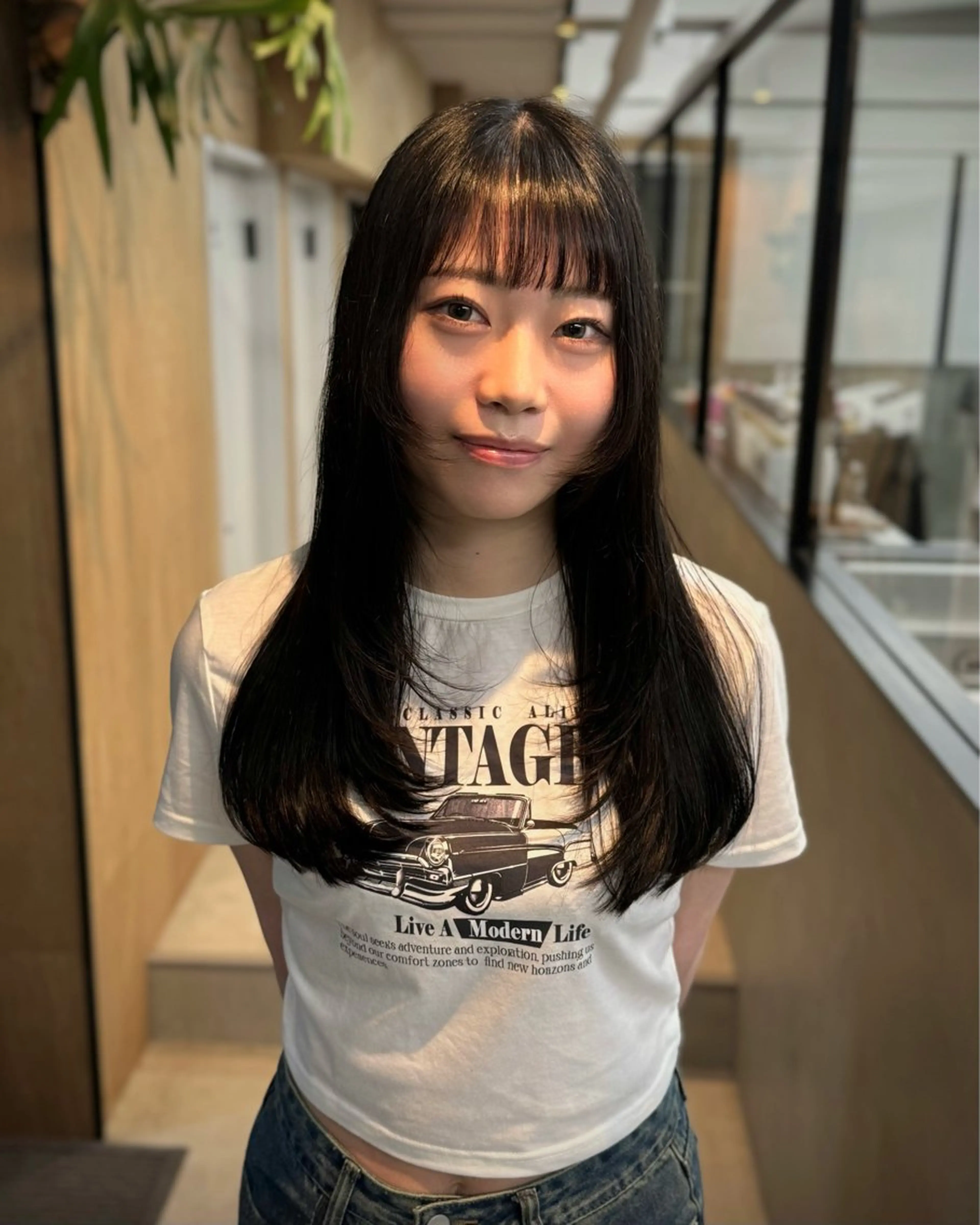 ロング カット トリートメント INORI|レイヤー |ハッシュカットのヘアスタイル