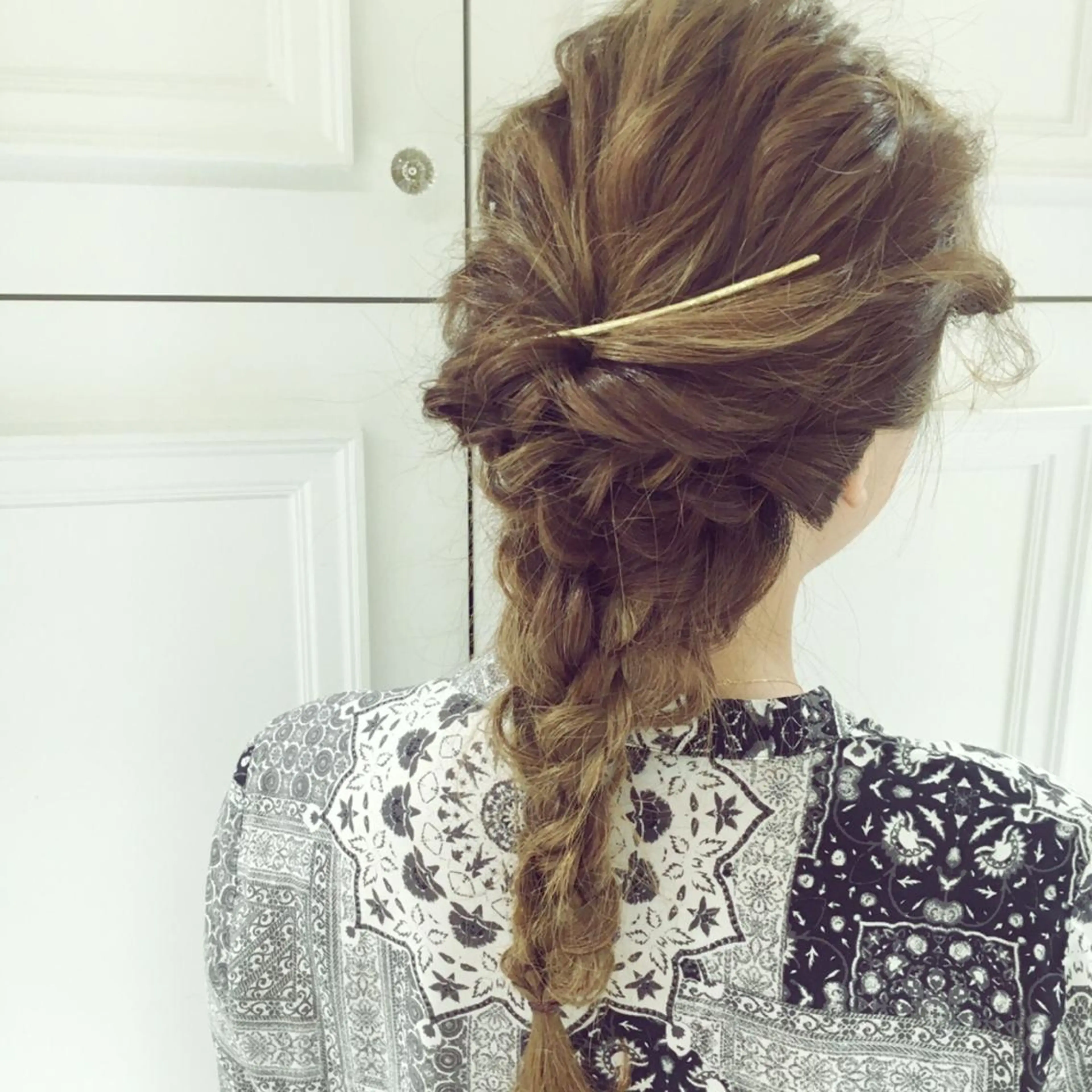 セミロング ロング カラー ヘアアレンジ fukuyasu rikaのネイルデザイン