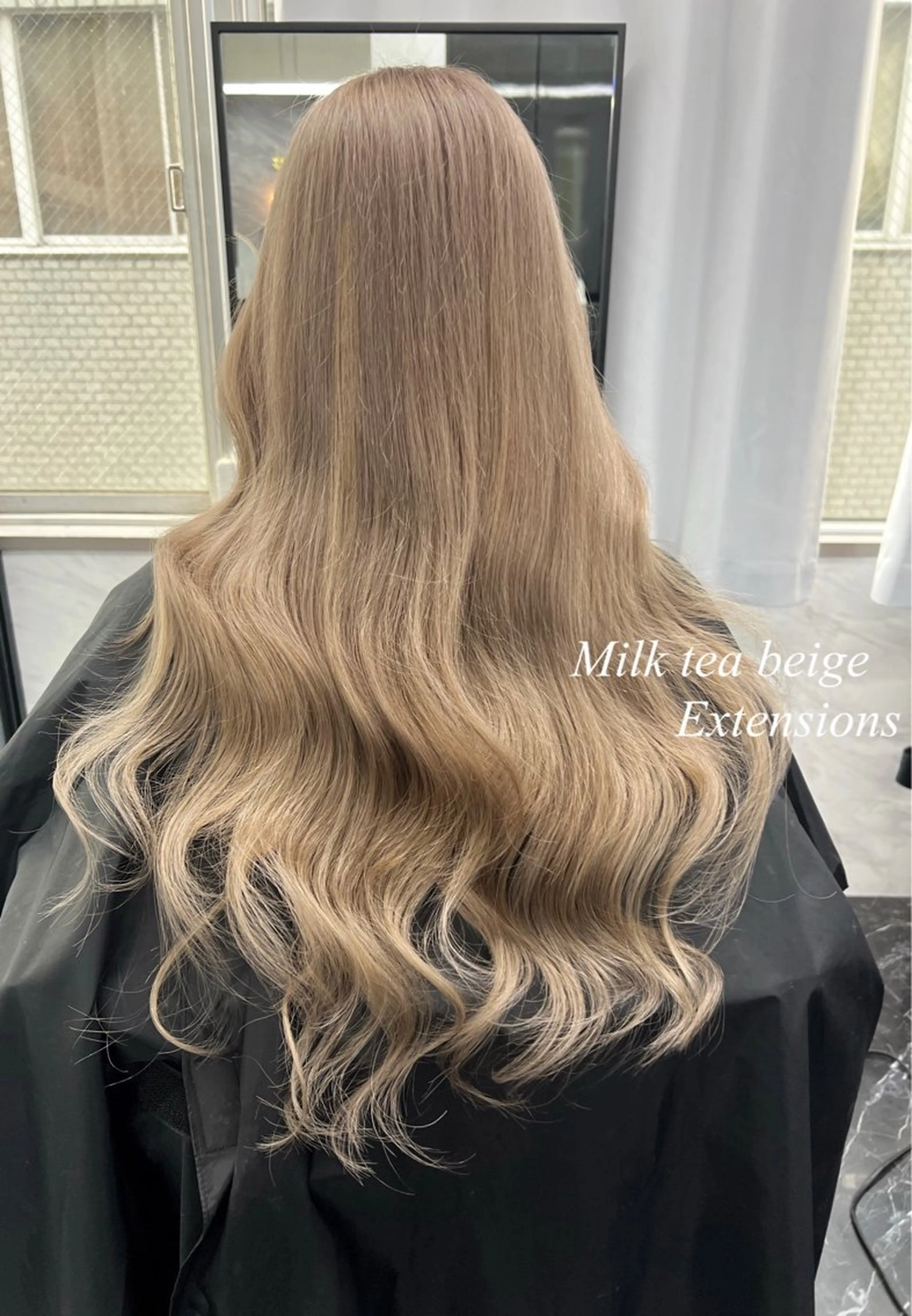 ロング カラー シールエクステ ハイトーンカラー エクステ ヘアカラー エクステ シールエクステ特化 ハイトーン、NANAのヘアスタイル