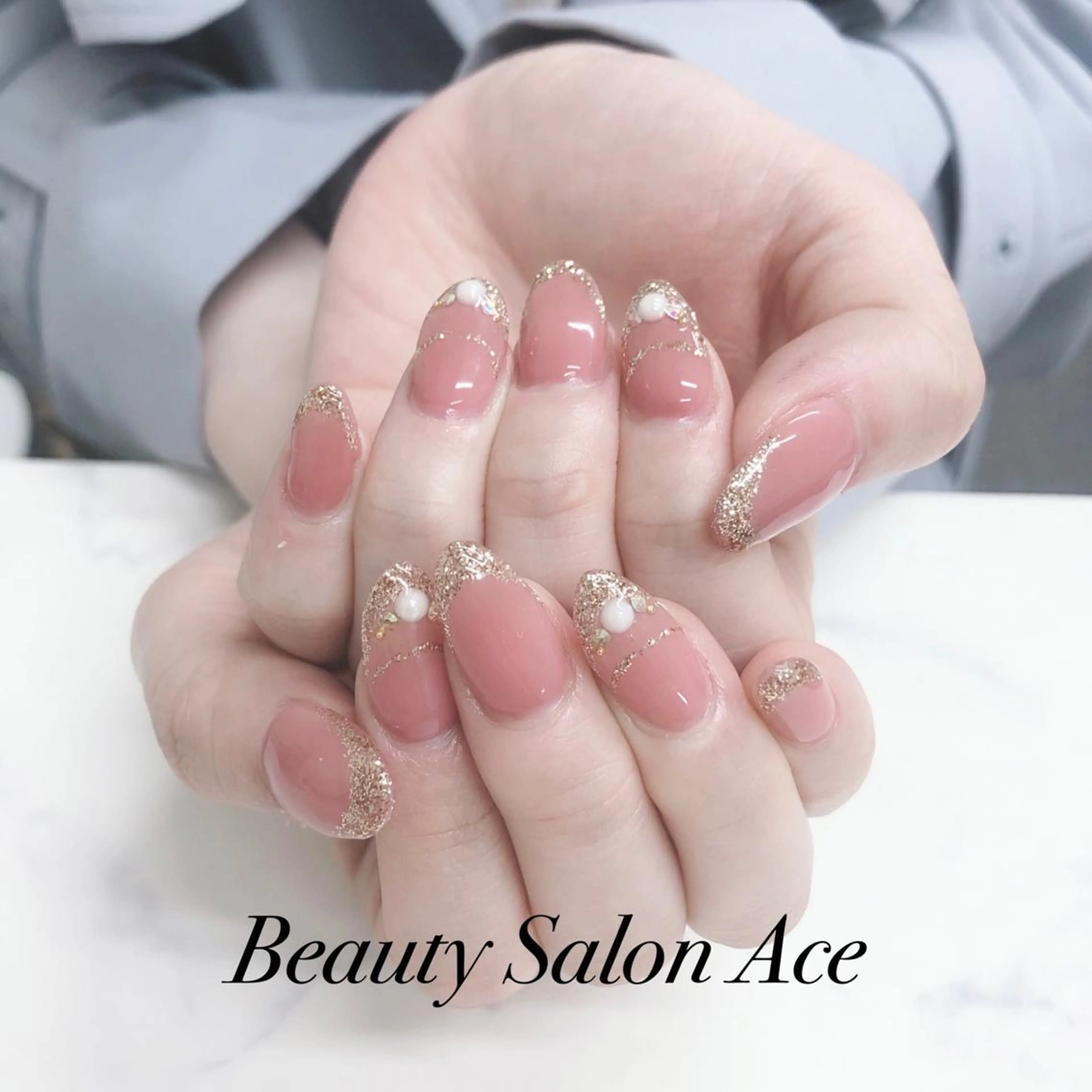 ネイル メンズネイル 春ネイル バレンタイン ハンドネイル ハンドケア Beauty Salon Ace(ネイルサロン エース)所属・池袋フィルイン Ace♡長さだしのネイルデザイン