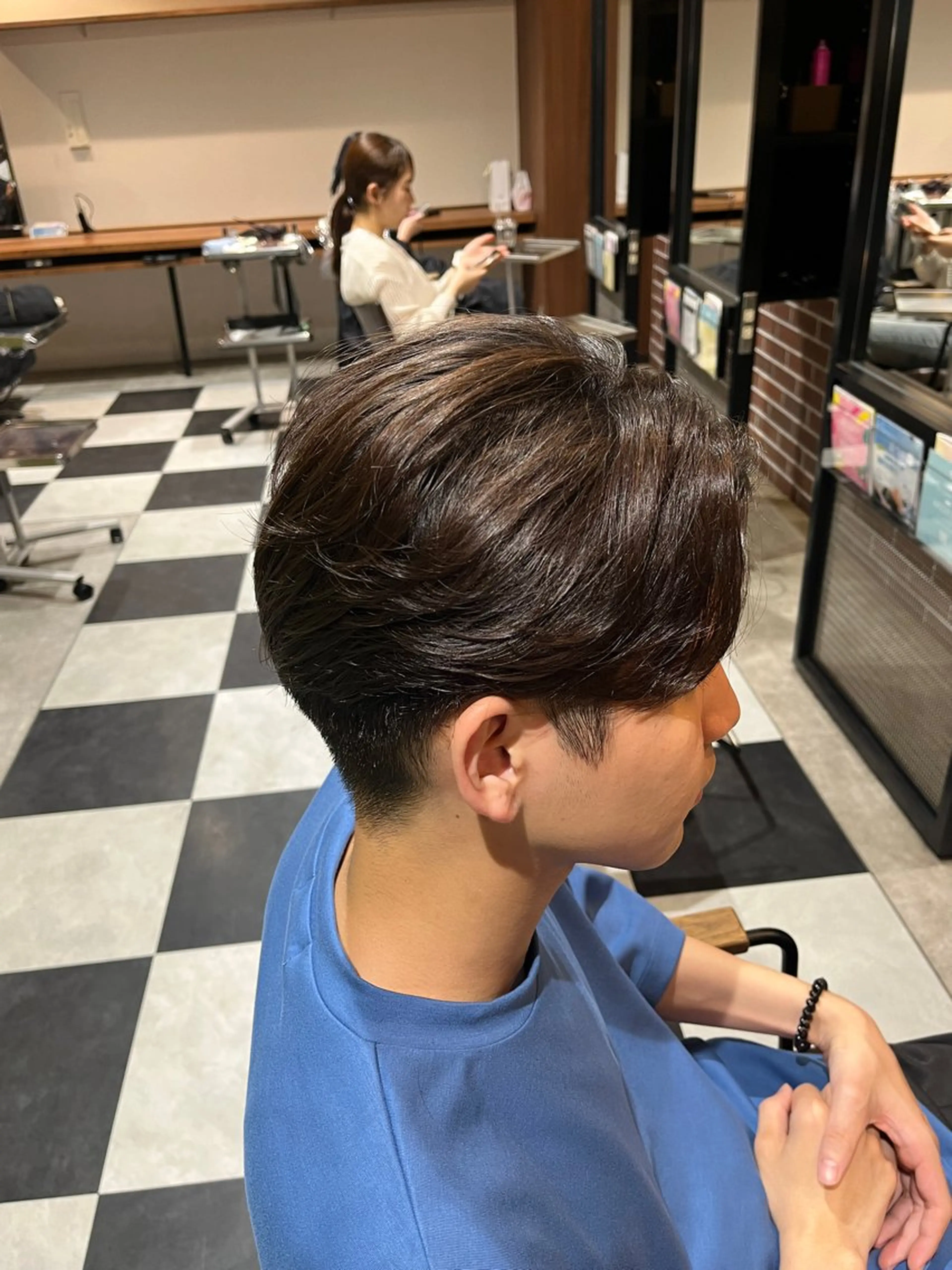 ミディアム パーマ メンズ カット パーマ 🎧メンズパーマ特化 /RUI🎧のヘアスタイル