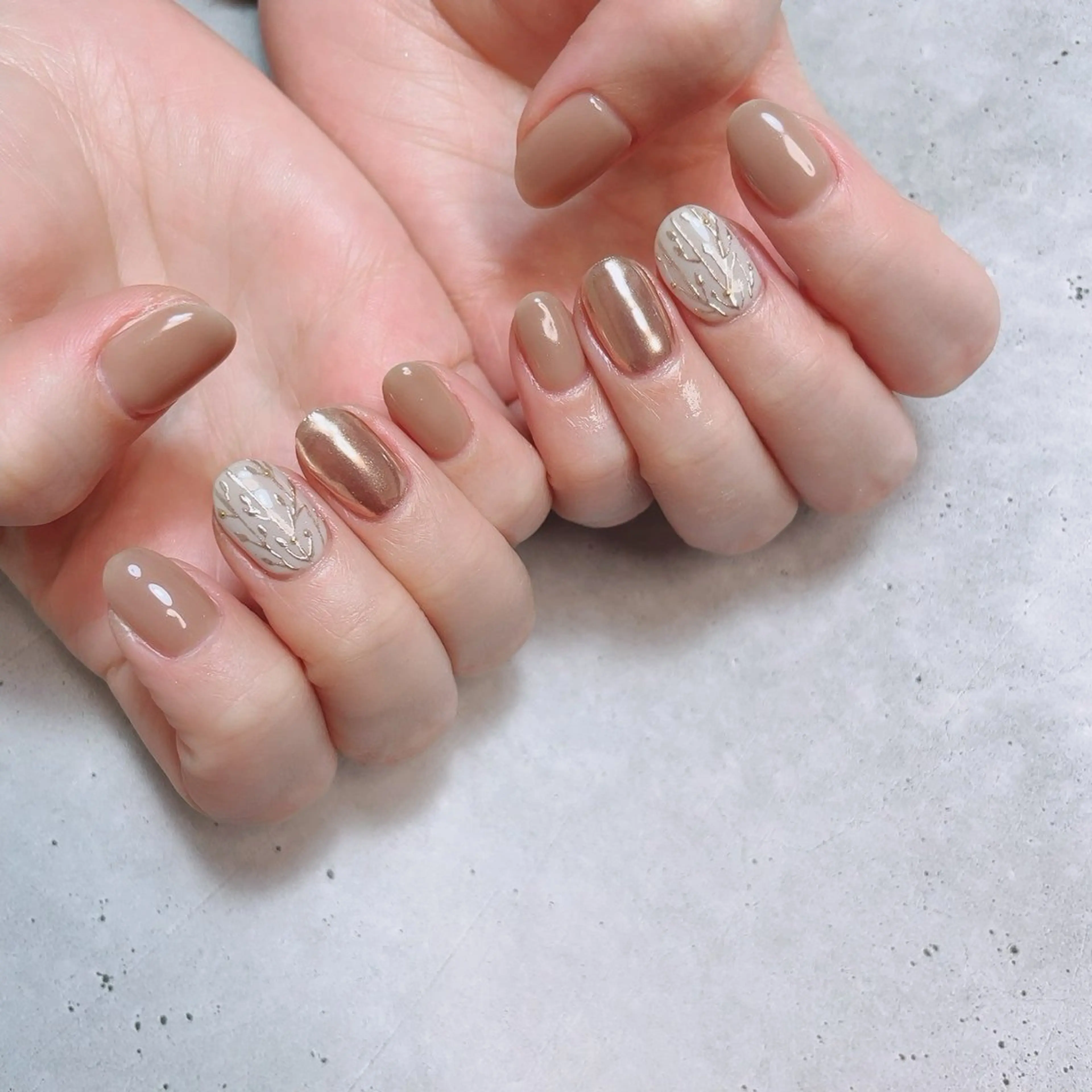 ネイル ハンドネイル 🤎Yun nail salon🤎のネイルデザイン