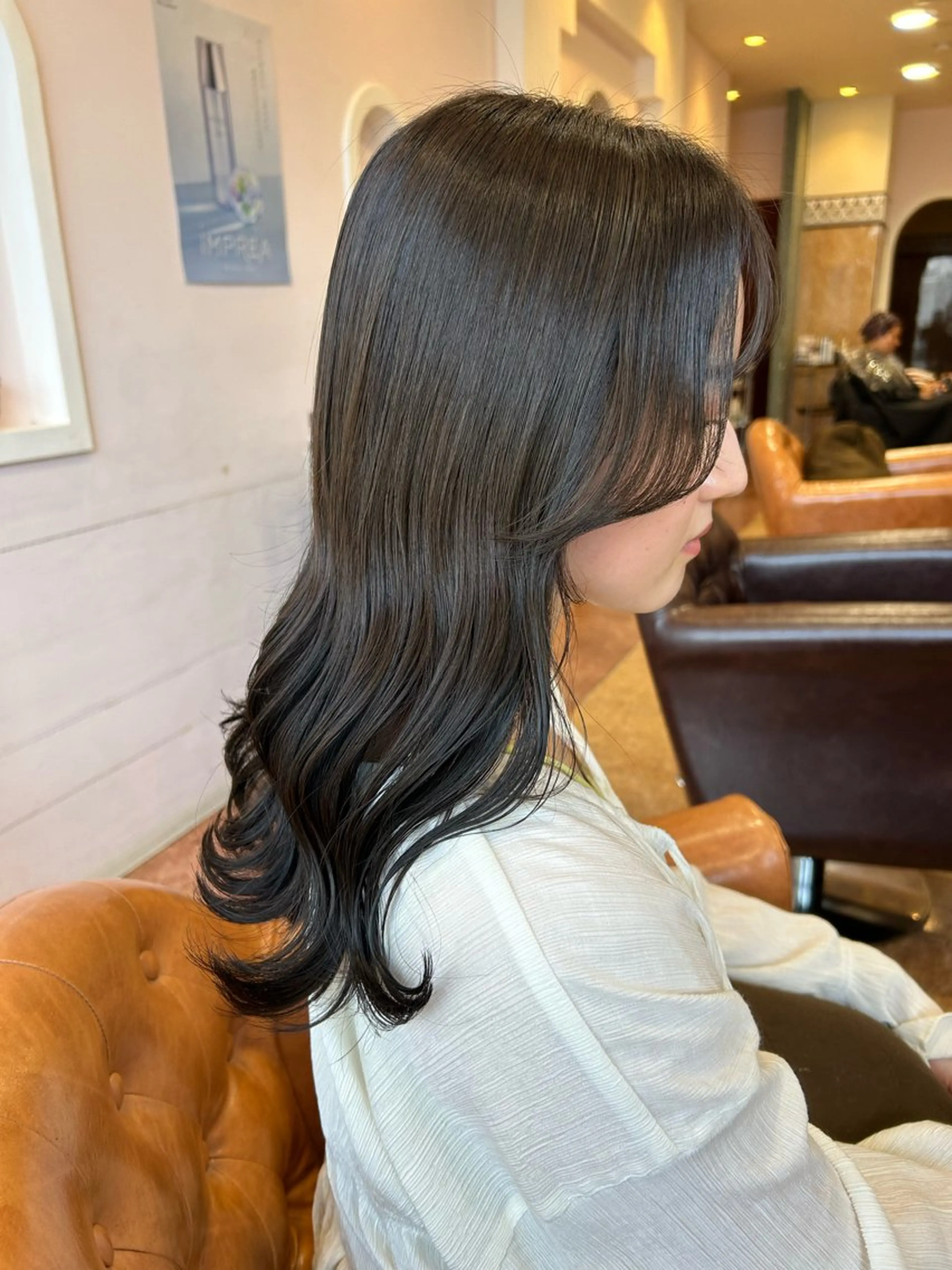 ロング カラー ベージュカラー 透明感カラー グレージュ 髪質改善 🌸HONOKA🌸 【グレージュ】のヘアスタイル
