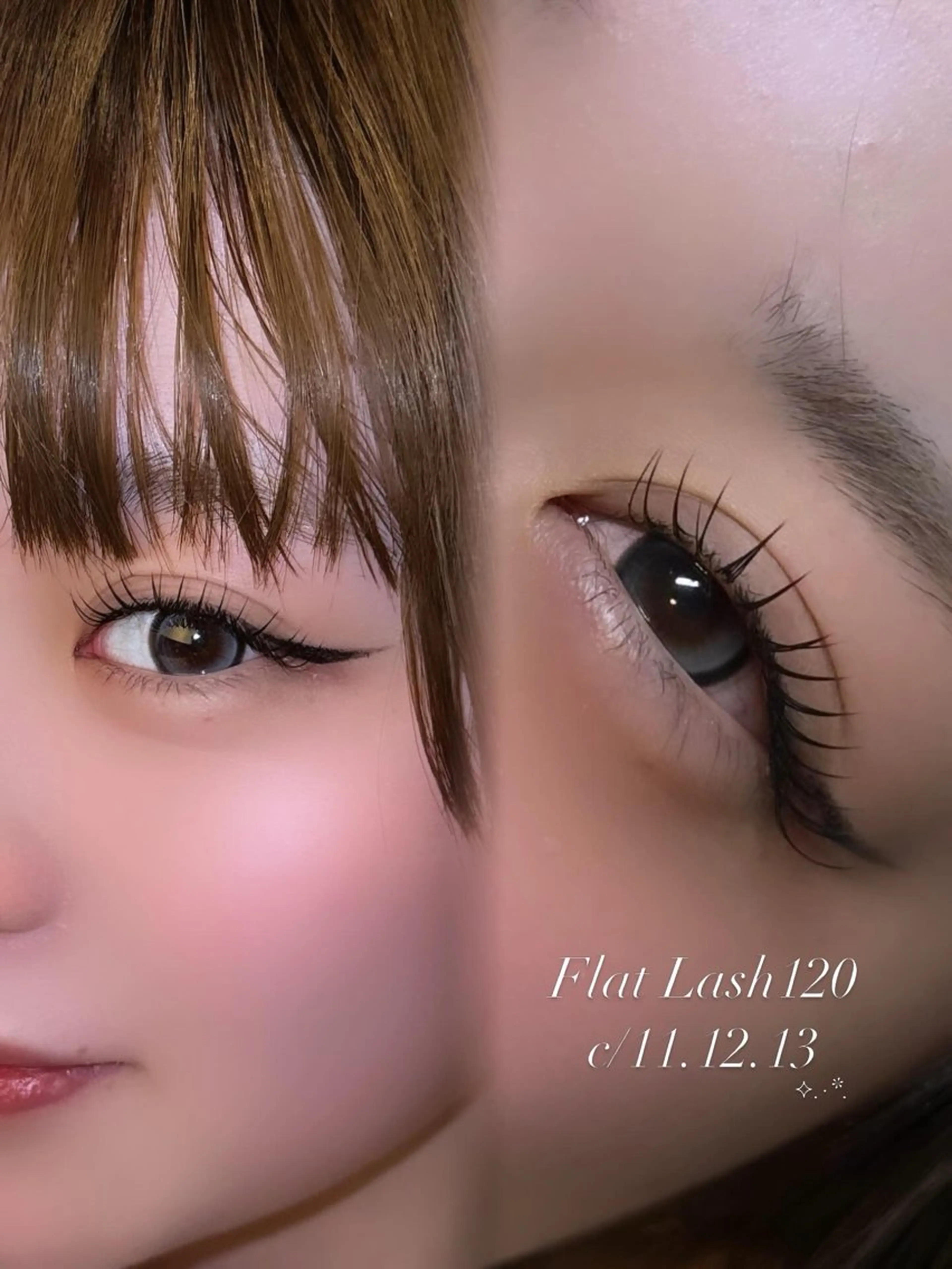 【ご新規様限定🖤】オフ付き！フラットラッシュ120本 ¥6,500→3,980の写真