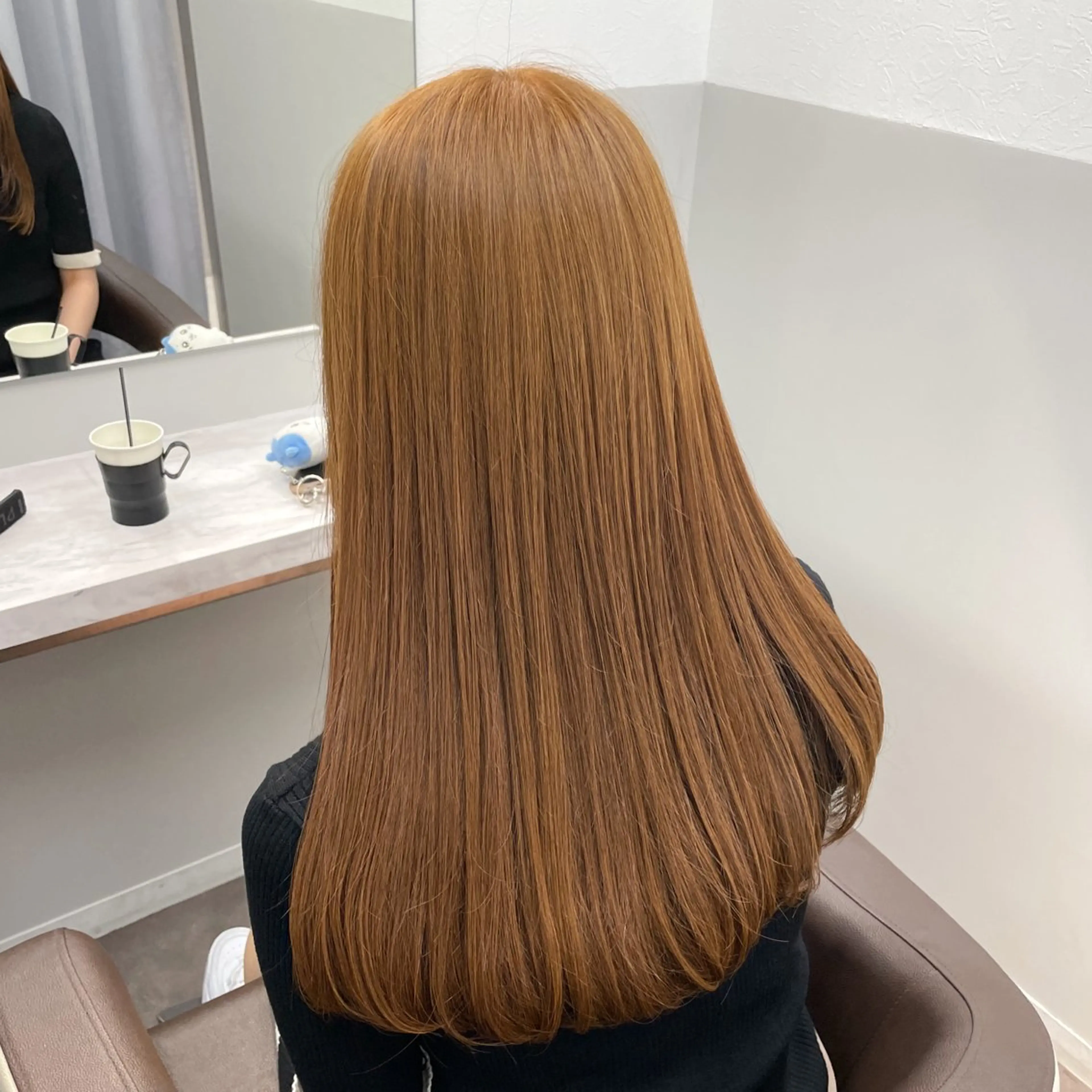 ​〜​12月限定​〜​ブリーチしたくないけど明るめにしたい】💐ブリーチなしWカラー+2stepトリートメントの写真