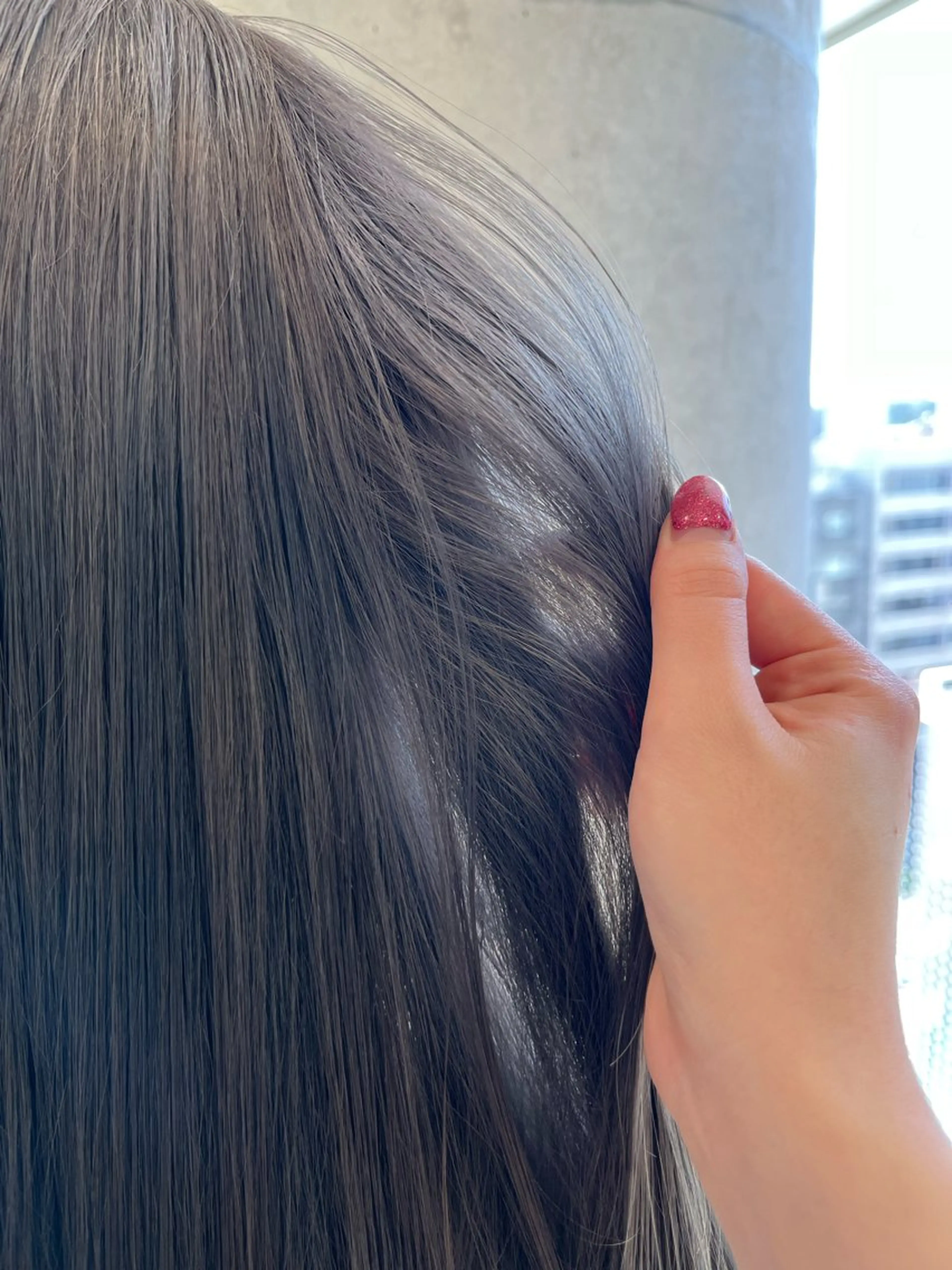 セミロング カラー すみす🎀ヘアメ/ 艶カラー/エクステのヘアスタイル