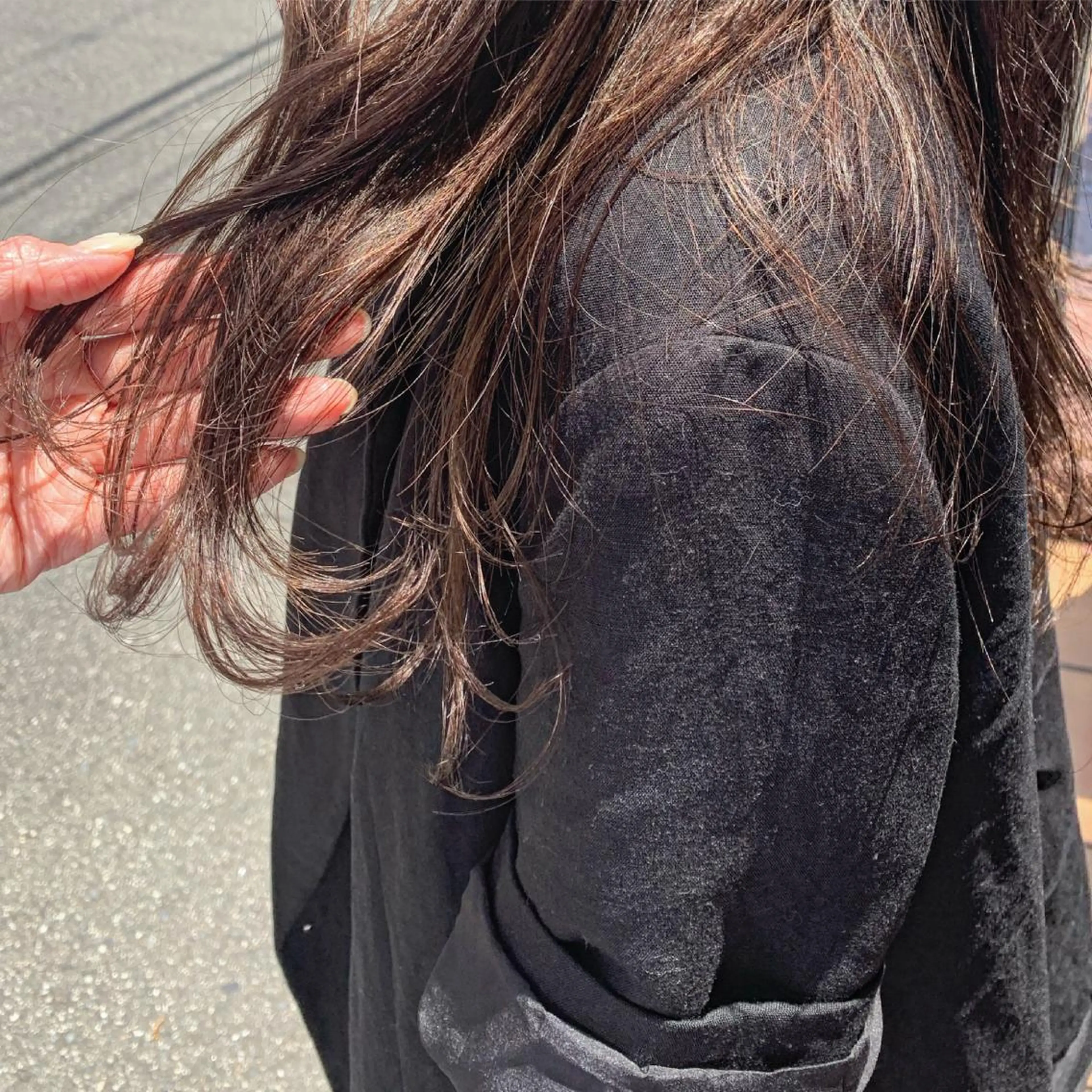 セミロング カラー ヘアアレンジ カット ヘアカラー トリートメント 中津/柔らかカラー/ ナガオ　イズミのヘアスタイル