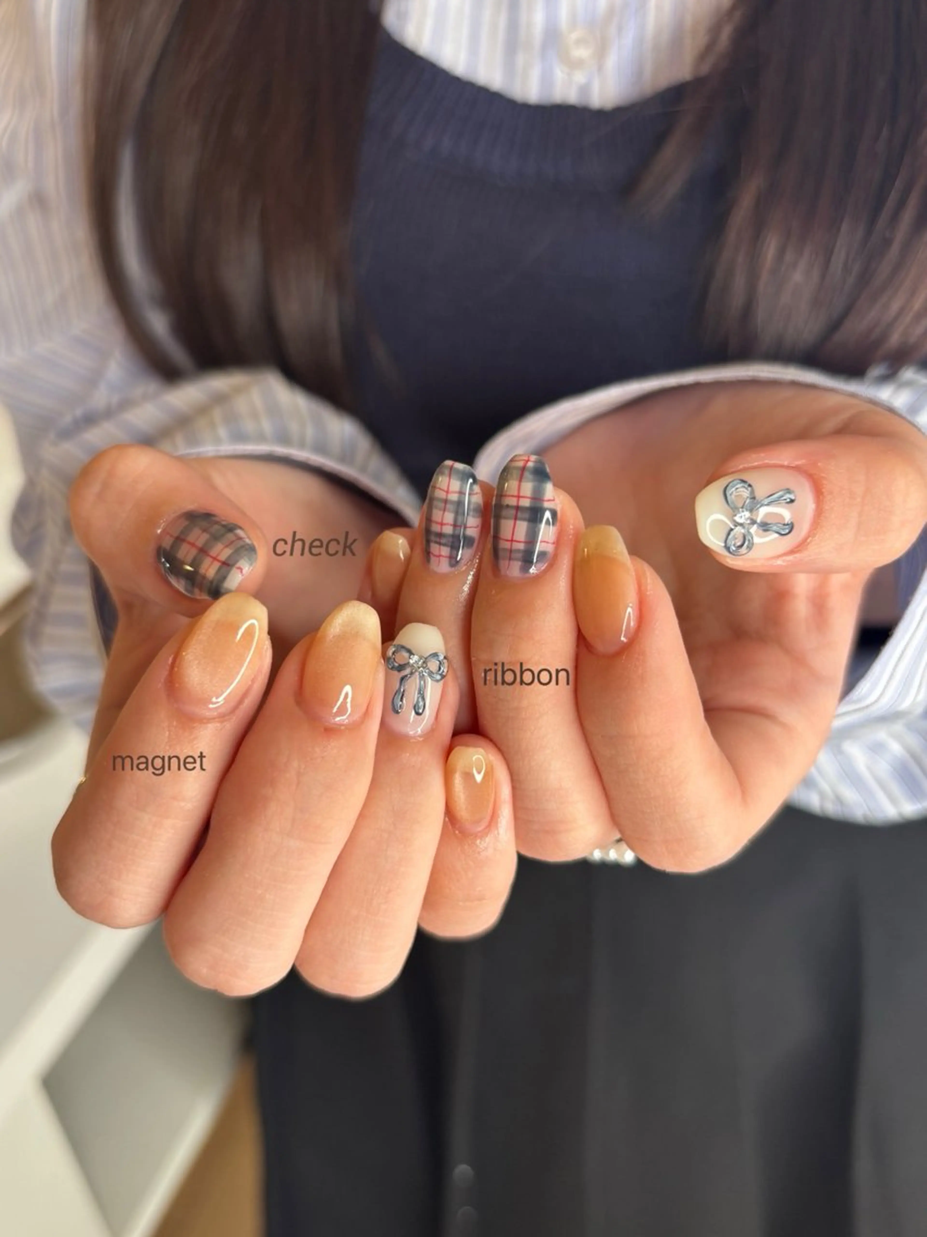 ネイル ハンドネイル moi nail ˙⋆.˚のネイルデザイン