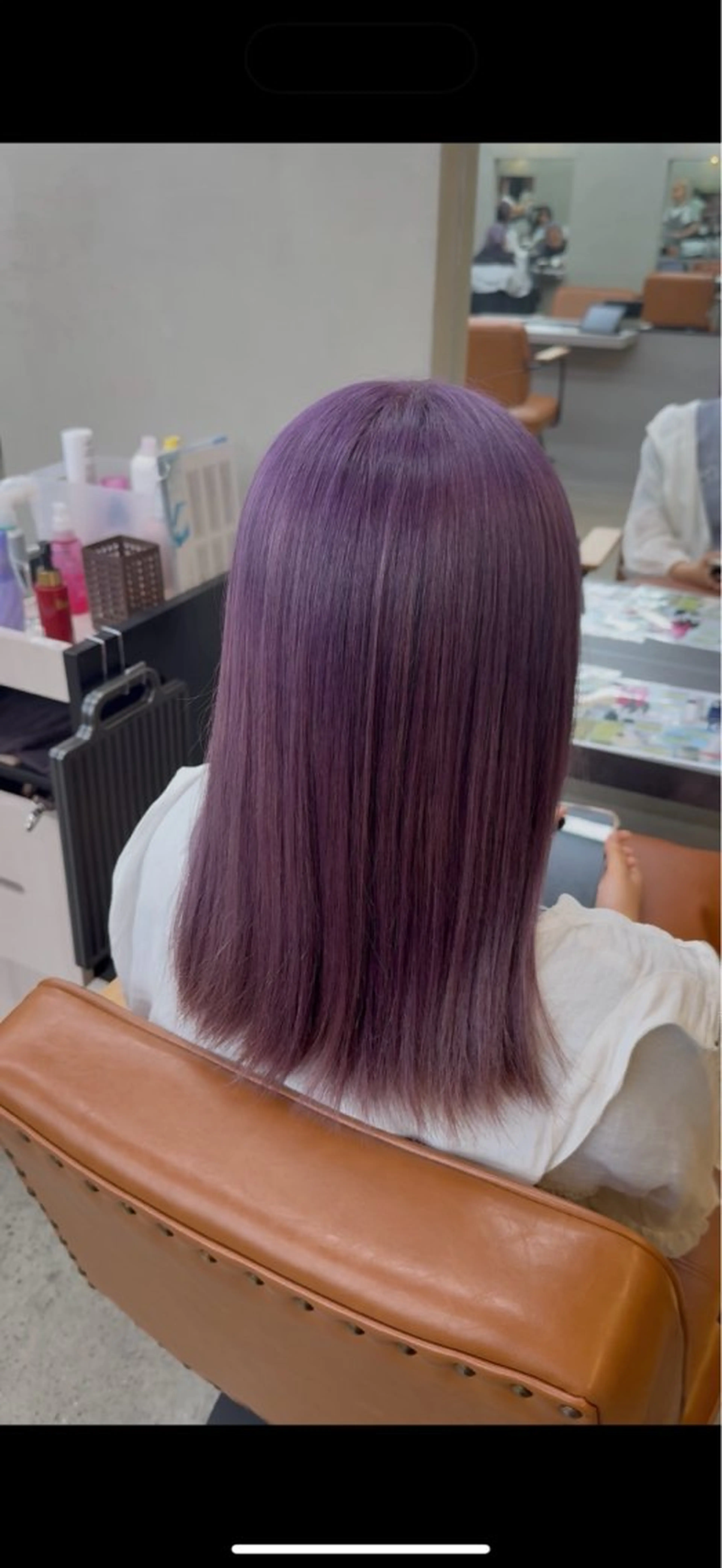 ミディアム カラー 🪐レイヤー/美髪 カラー/加野彩果🪐のヘアスタイル