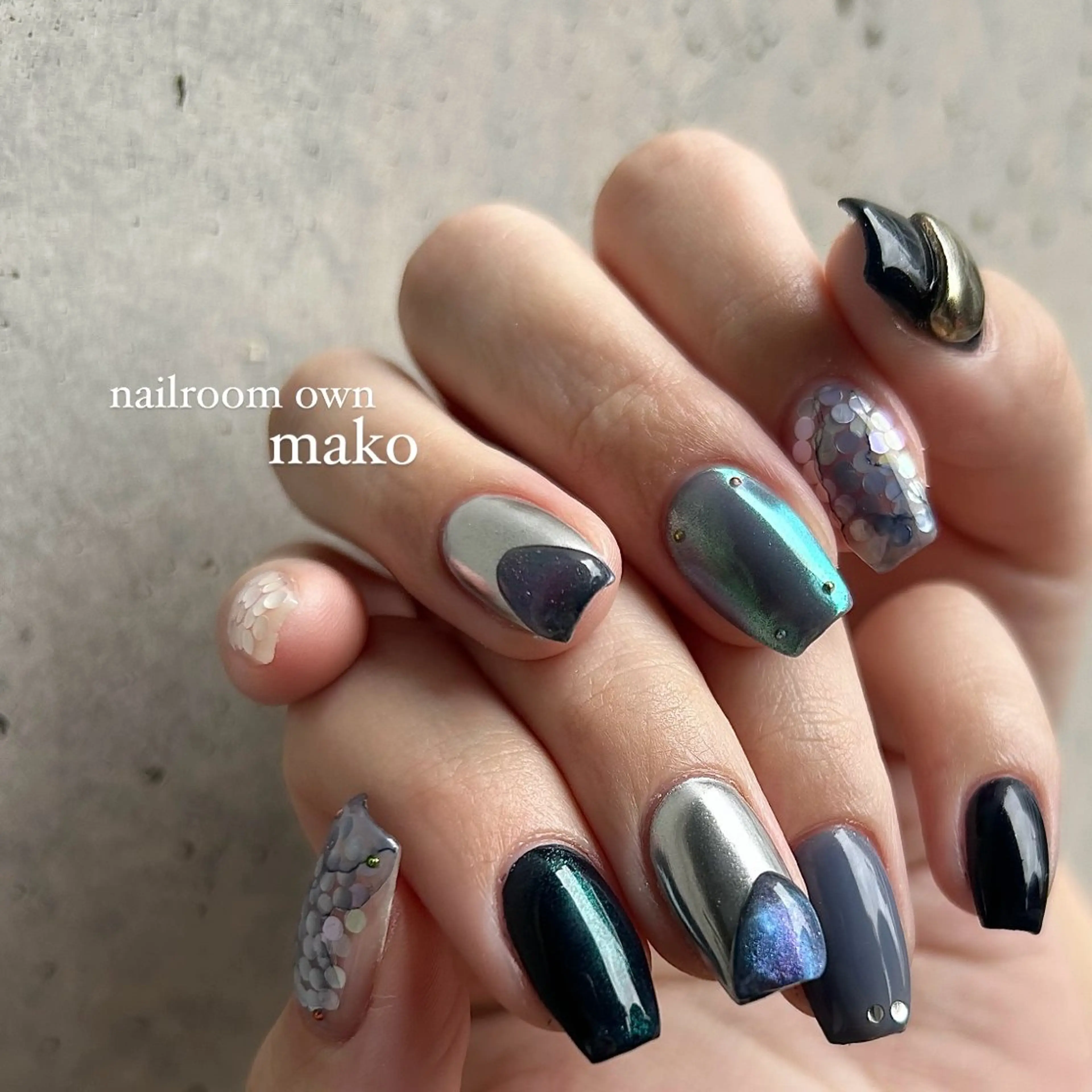ネイル ハンドネイル nailroom own所属・mako (own)のネイルデザイン