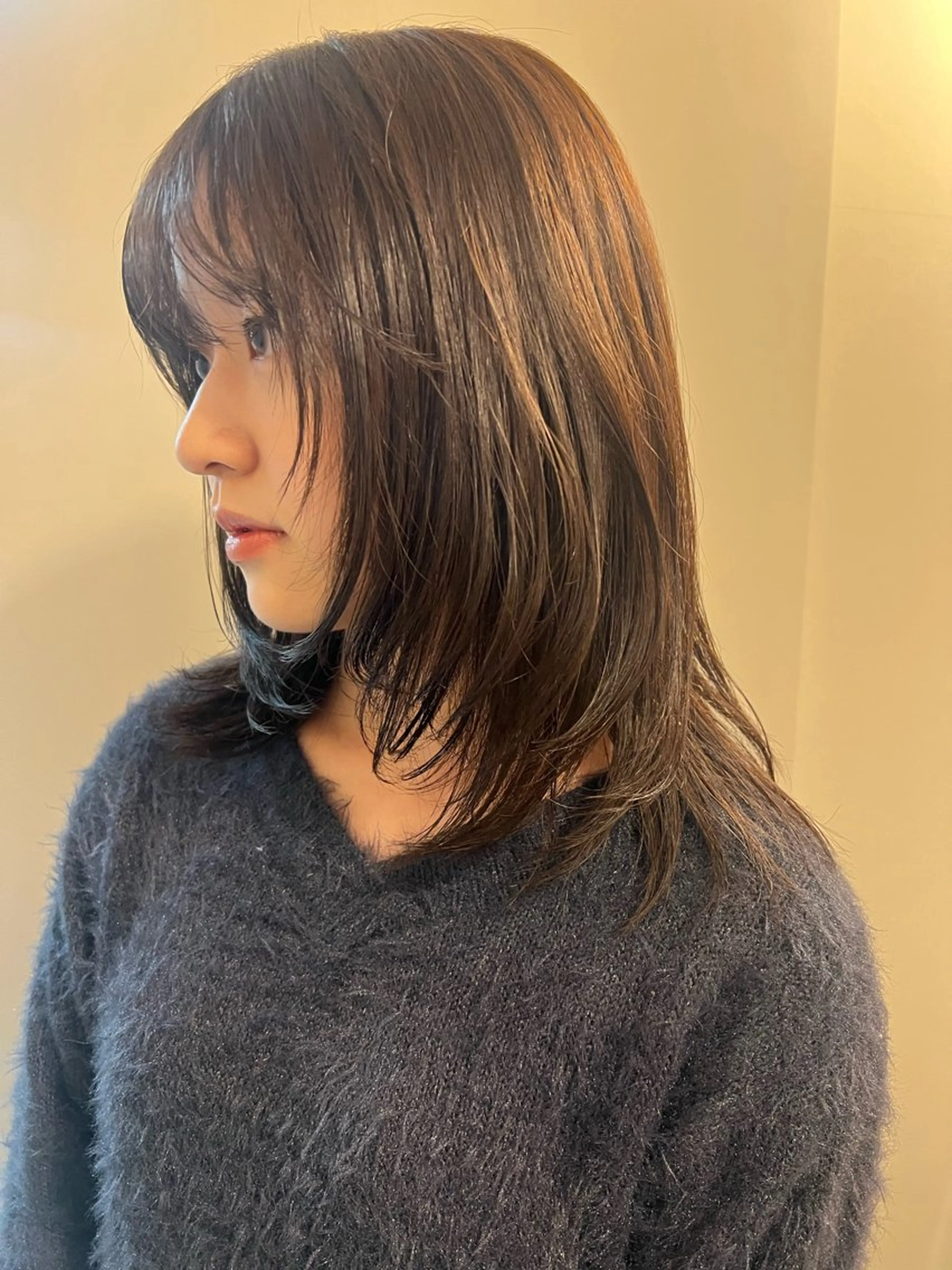 ミディアム yu  /透明感 カラー/caseyのヘアスタイル