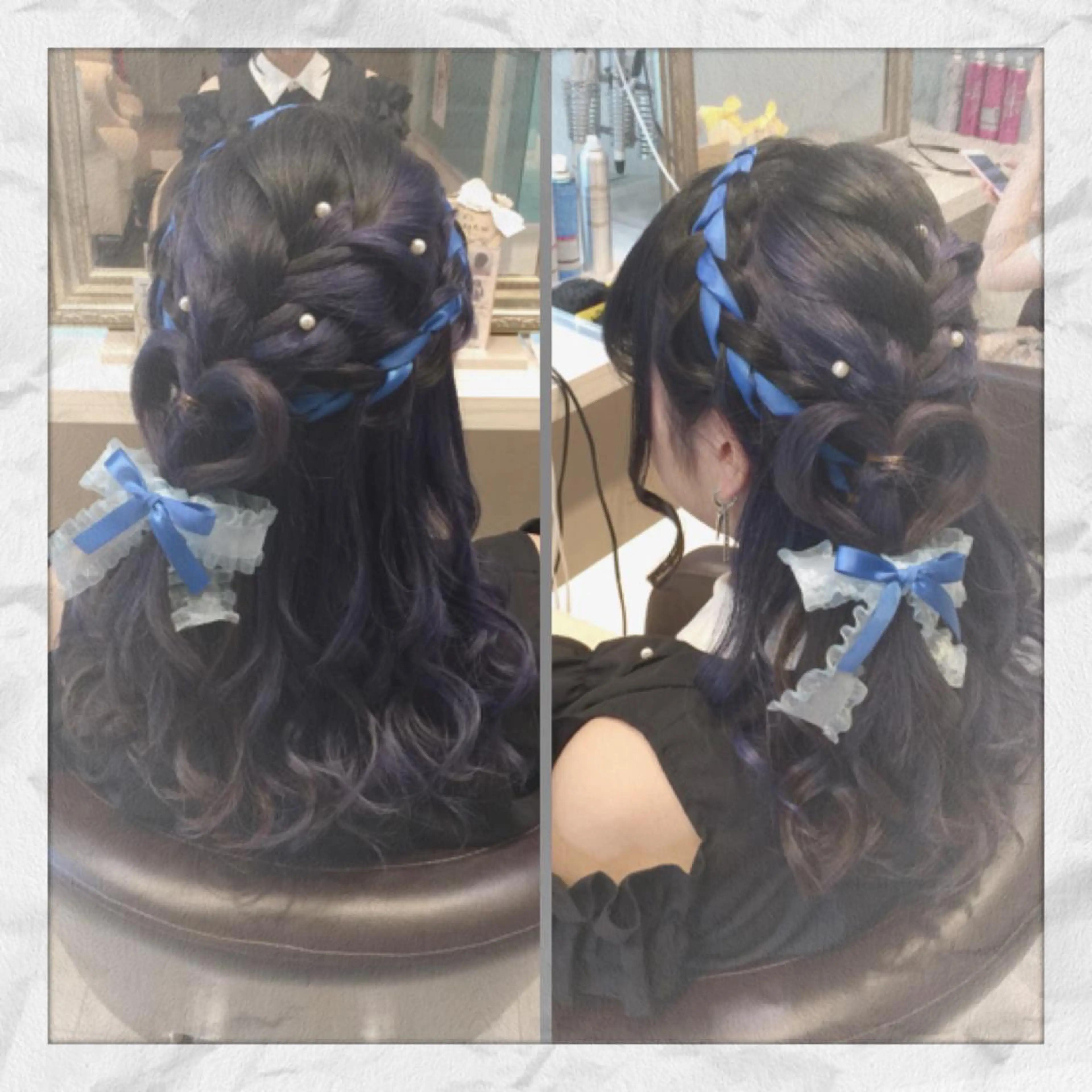 ロング ヘアアレンジ ハーフアップ ヘアセット ヘアセット/着付け 𓇼 松本 夏美𓇼のヘアスタイル